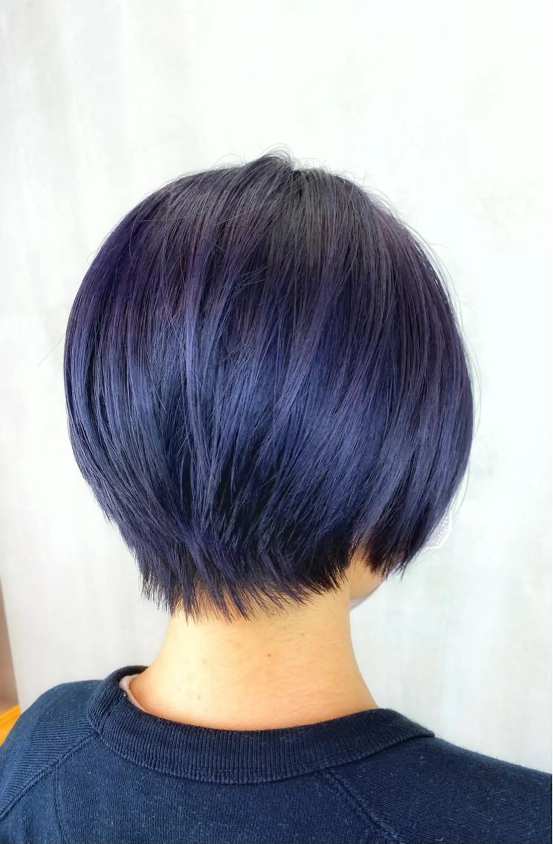 ショート カラー ブルーカラー ネイビーカラー ヘアカラー MUK ムクのヘアスタイル