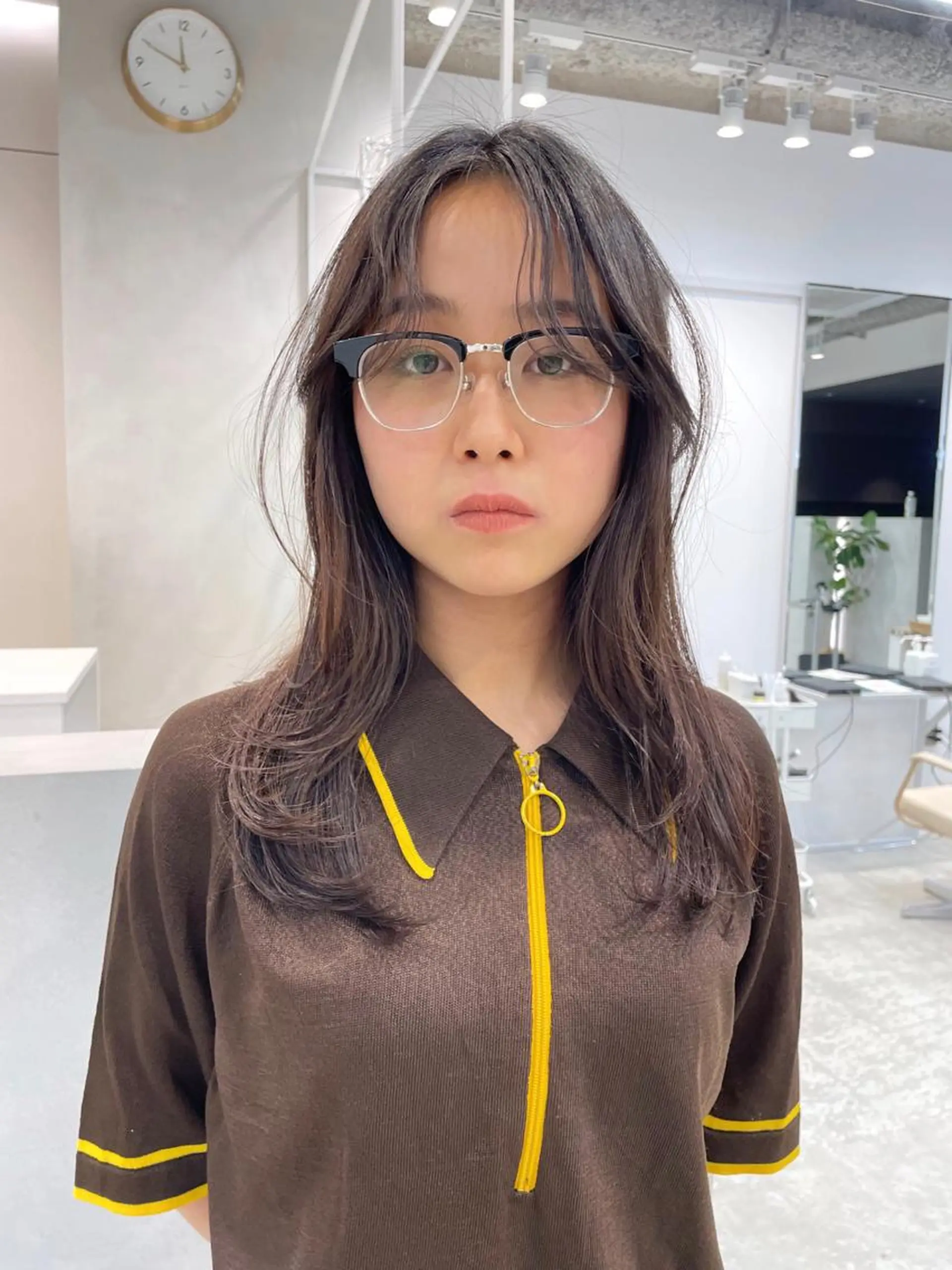ロング 青木 優歩のヘアスタイル
