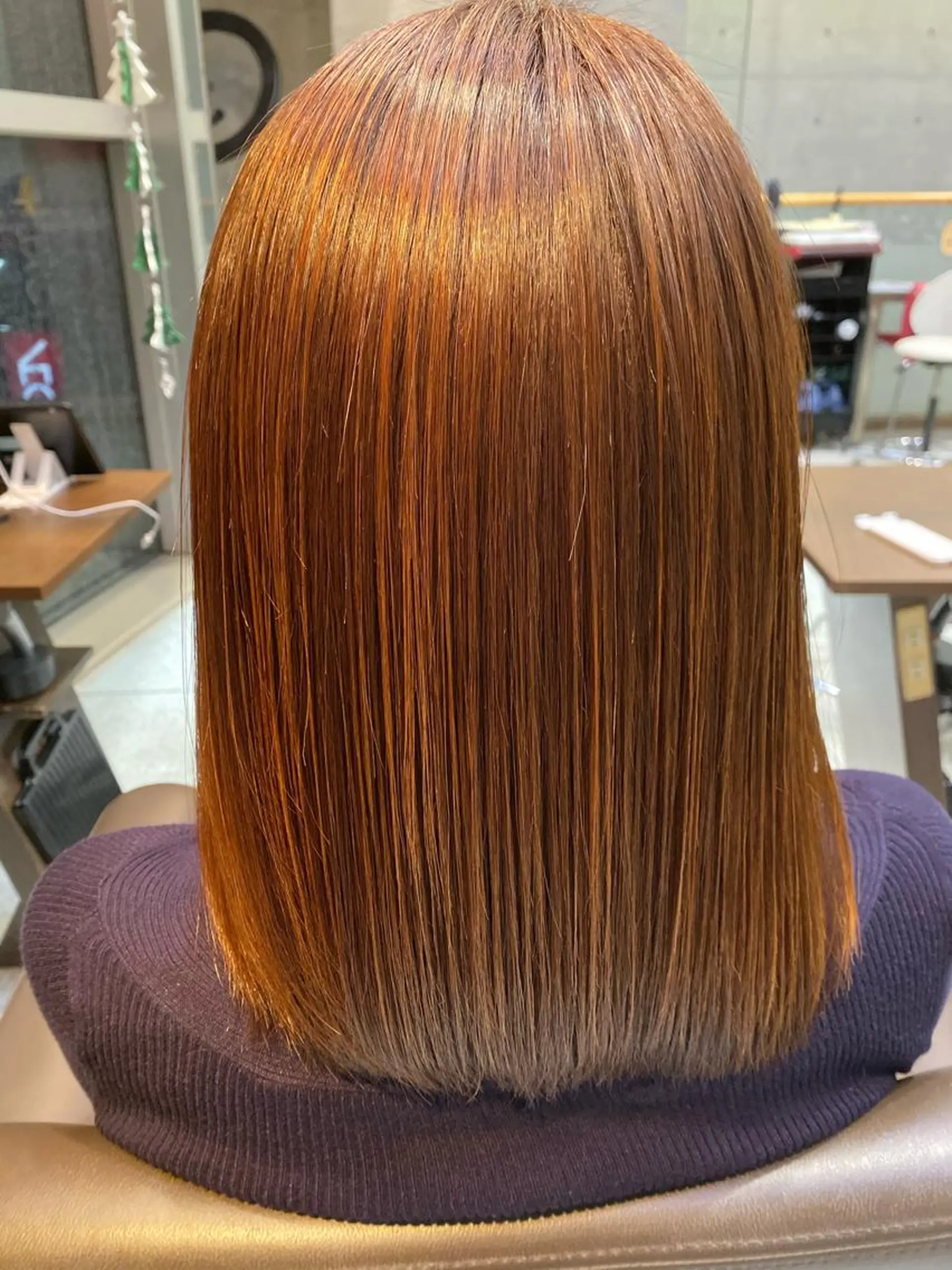 ミディアム カラー トリートメント 大栗 佑也  髪質改善のヘアスタイル