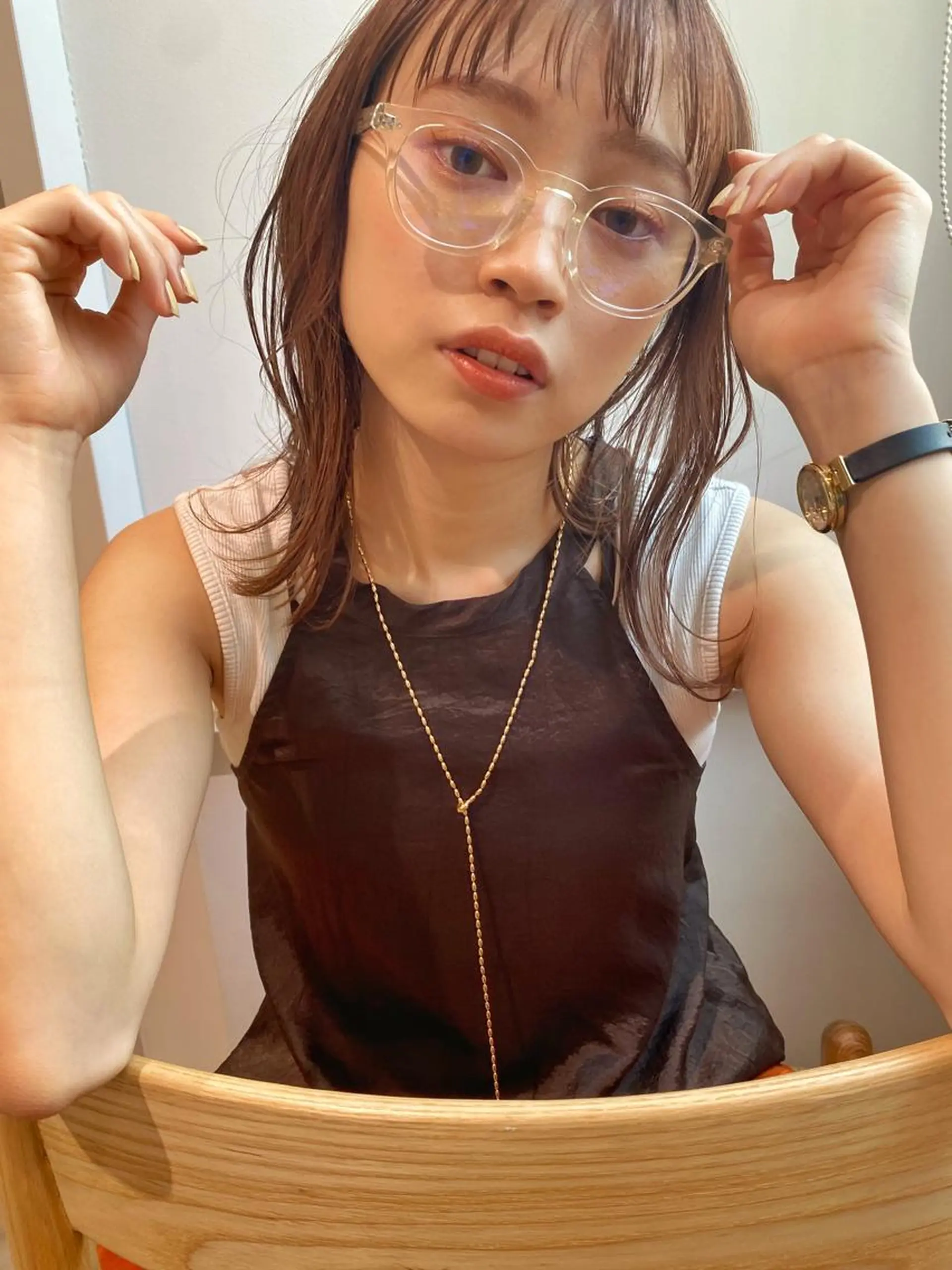 ミディアム カラー ベージュカラー ピンクカラー ピンクベージュ カット ヘアカラー トリートメント GO TODAY SHAiRE SALON Arc店所属・🉐メンズヘア特化 men's/ケンイチのヘアスタイル