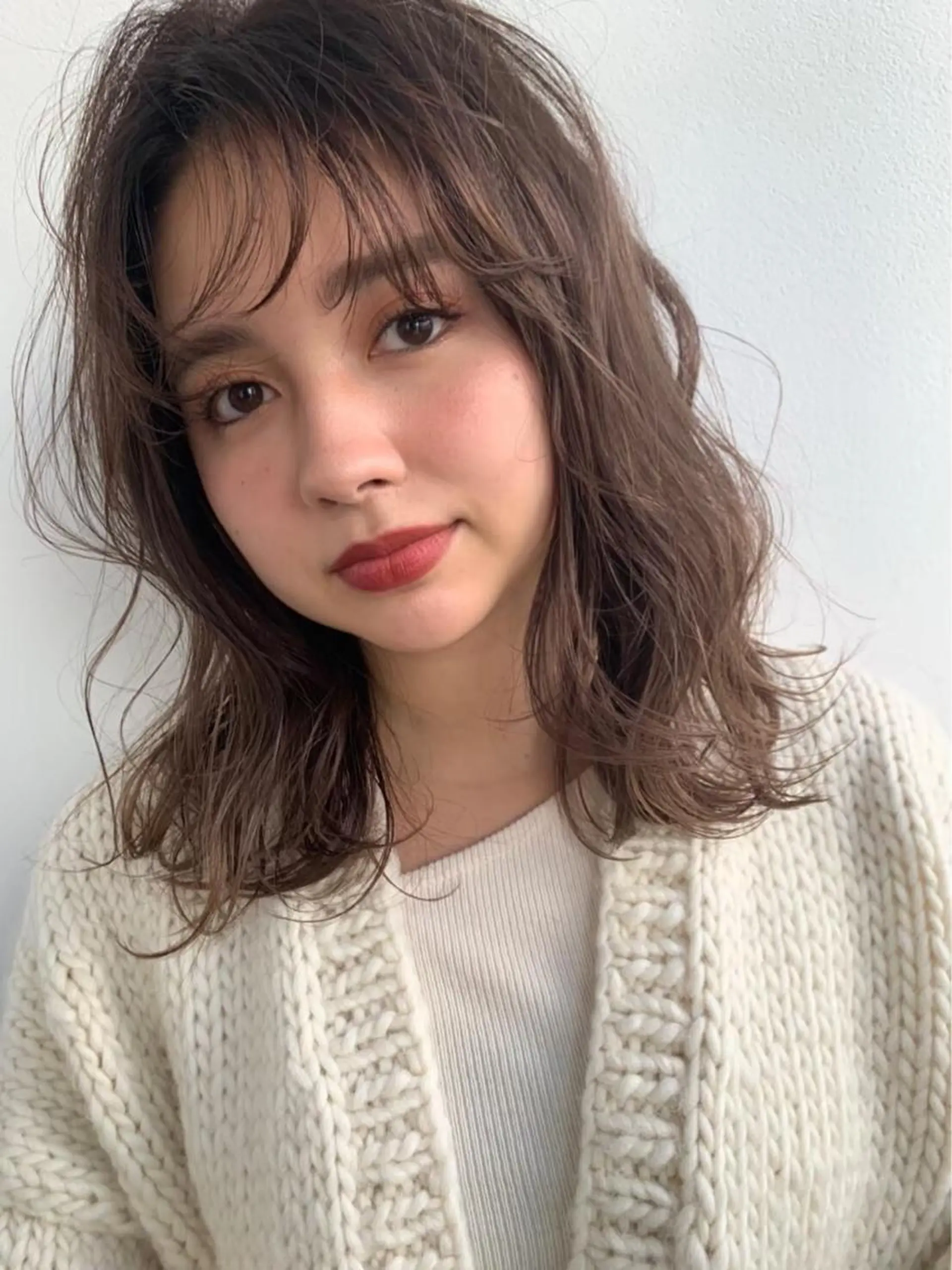 ミディアム カラー 🎀暖色カラー🎀 おかだみほのヘアスタイル