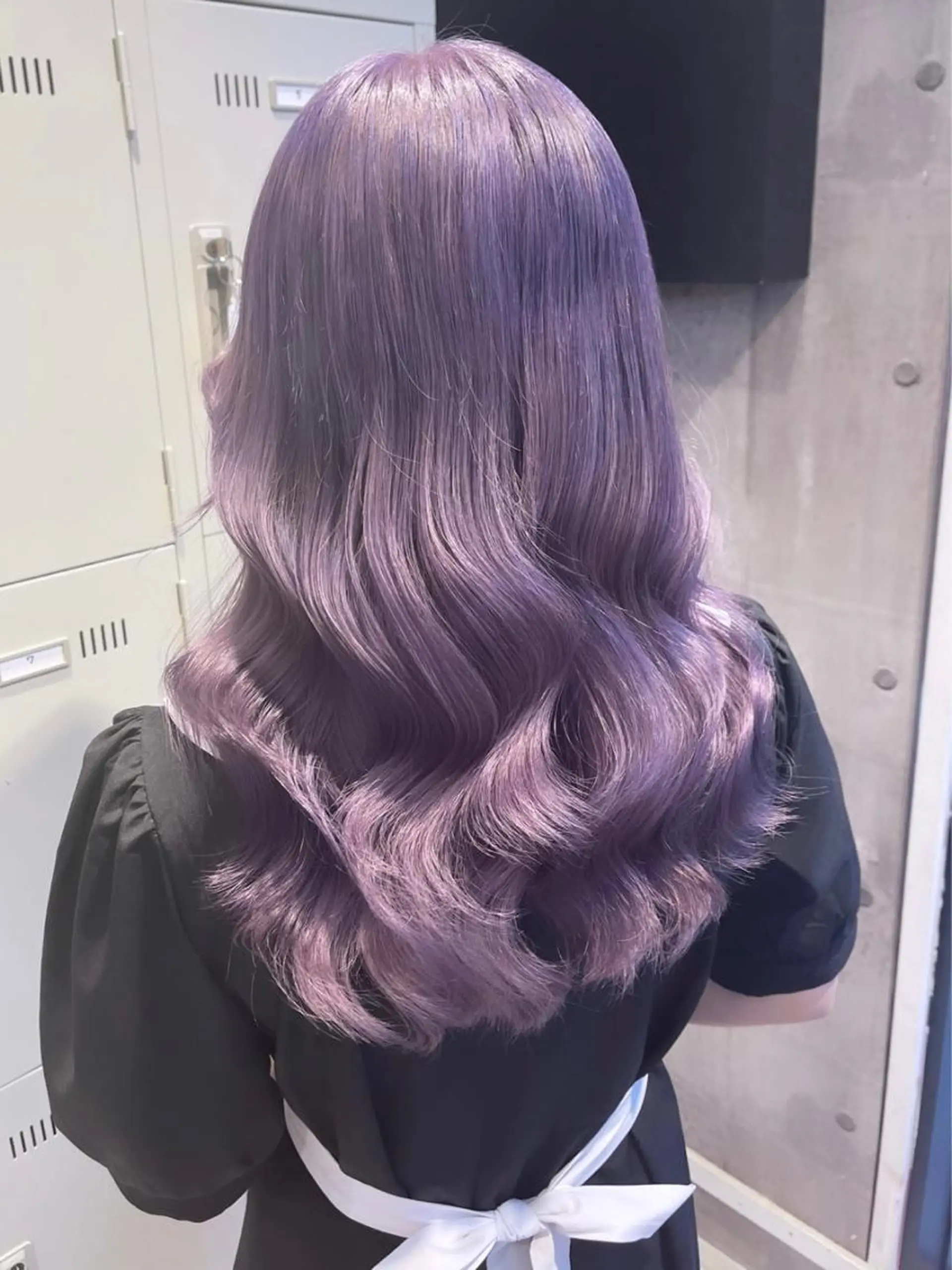 ロング カラー パーマ ヘアアレンジ メンズ キッズ ネイル マツエク・マツパ アイブロウ 🎀韓国レイヤー YURINA🎀のヘアスタイル