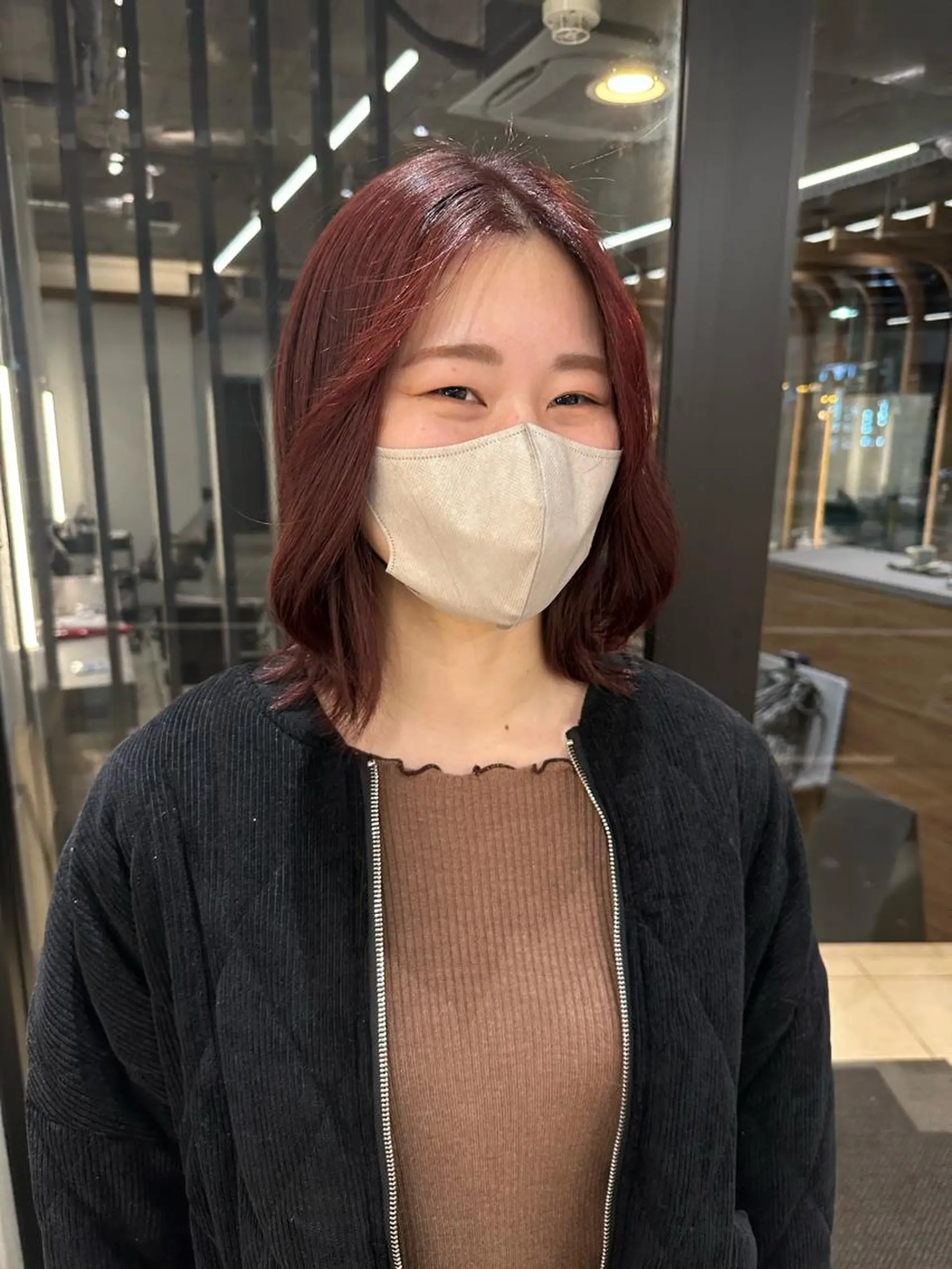 カラー タグチ アスカのヘアスタイル