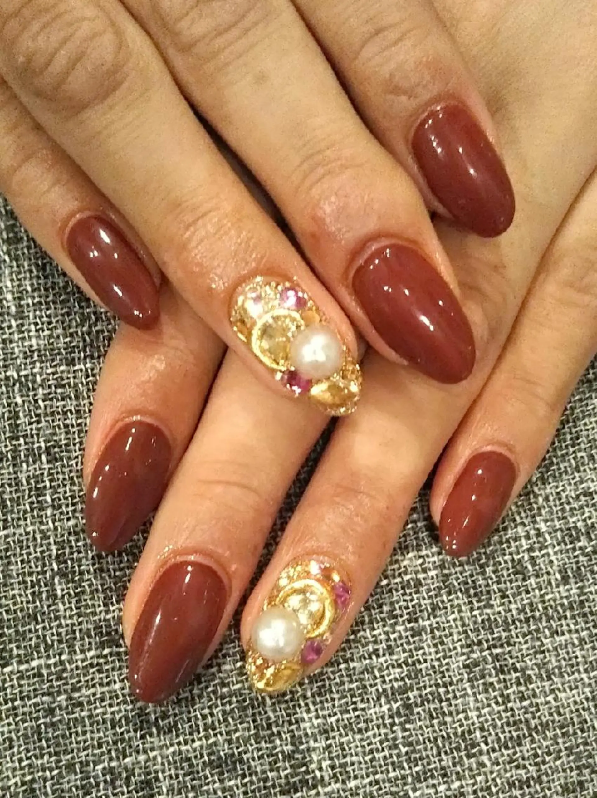 ネイル キラキラネイル ハンドネイル private salon mieのネイルデザイン