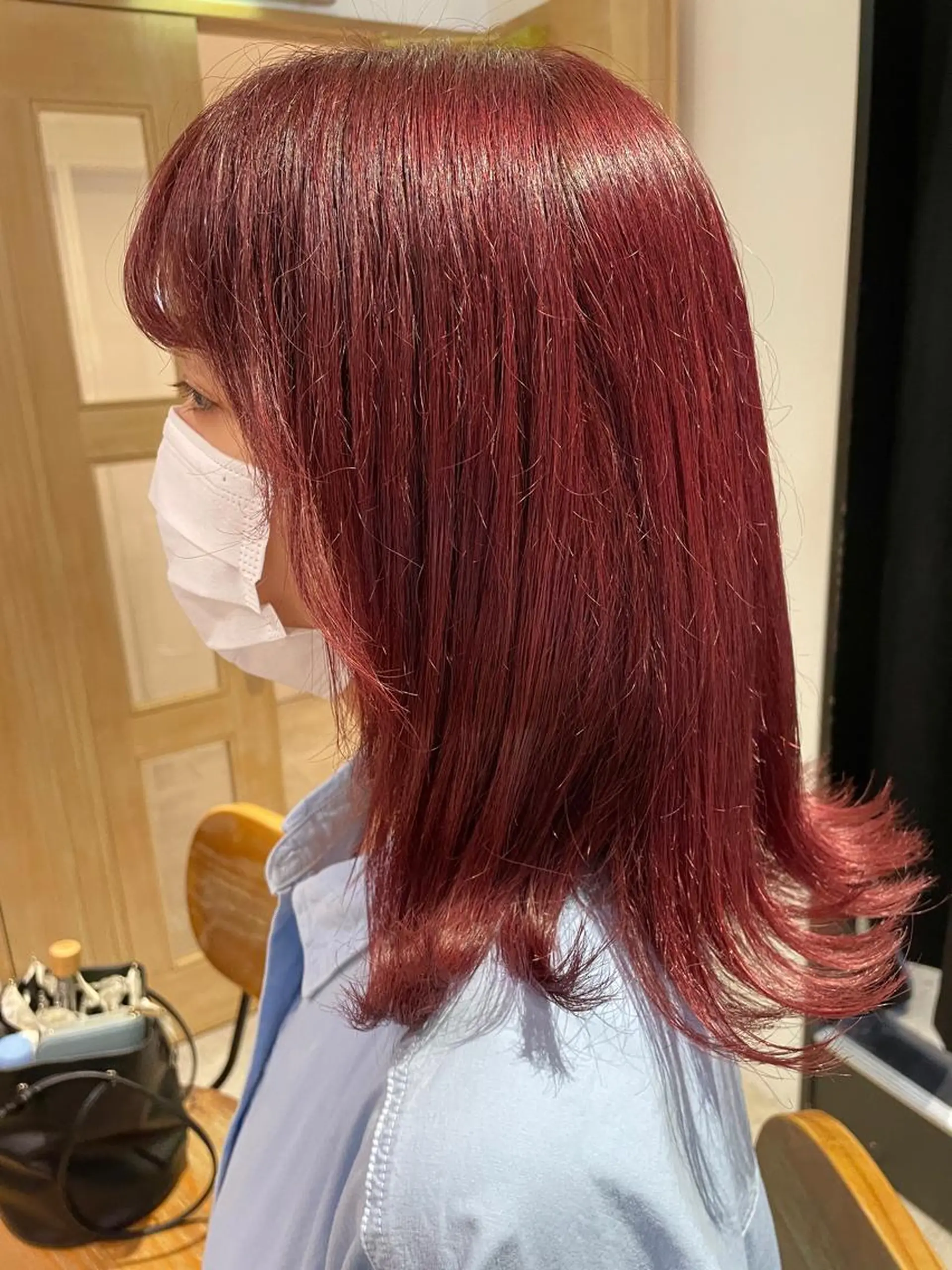 ミディアム カラー newi梅田🫧韓国 ヘア🫧sakiのヘアスタイル