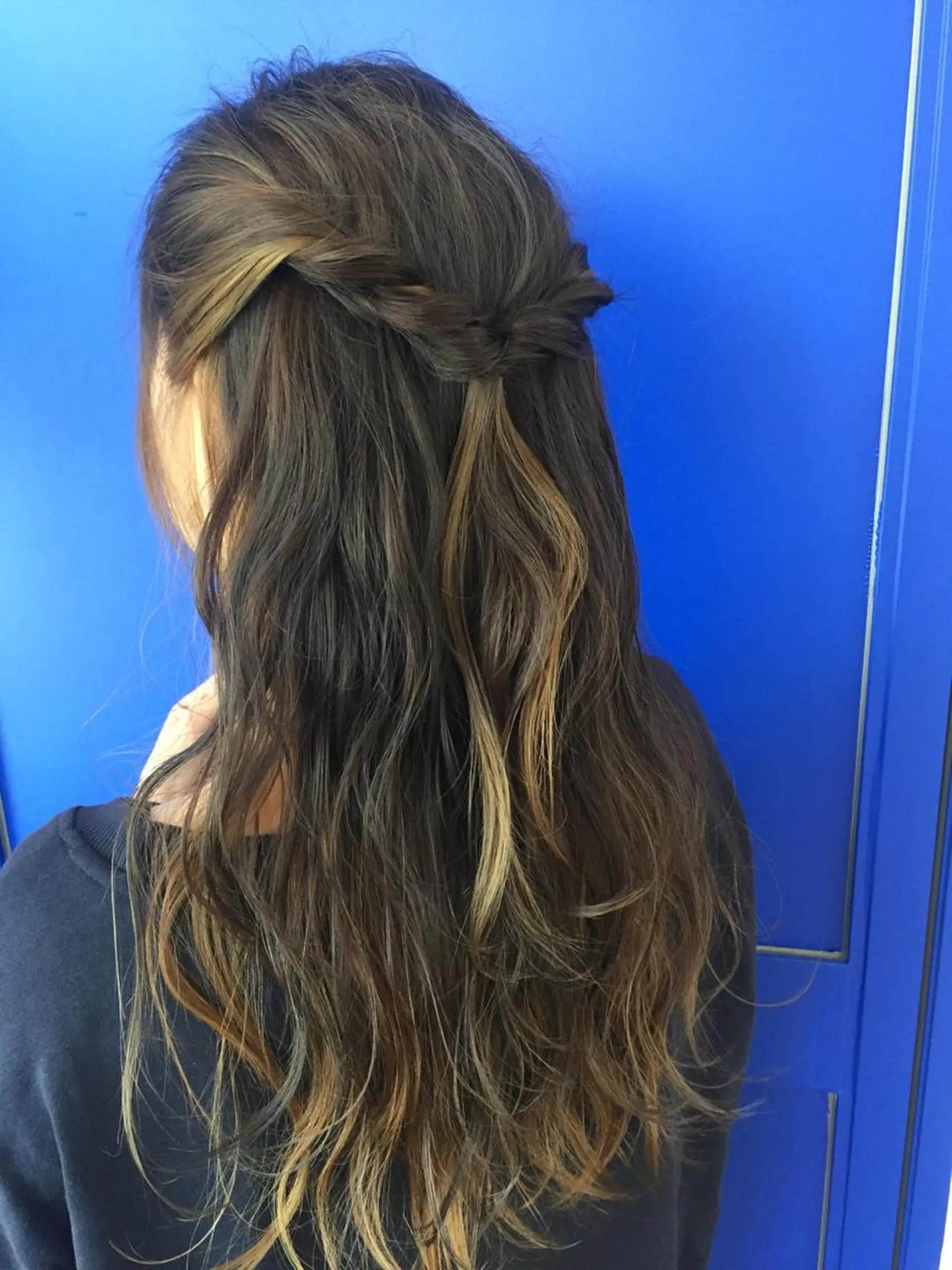 ロング カラー カット ヘアカラー トリートメント 上田 俊子のヘアスタイル