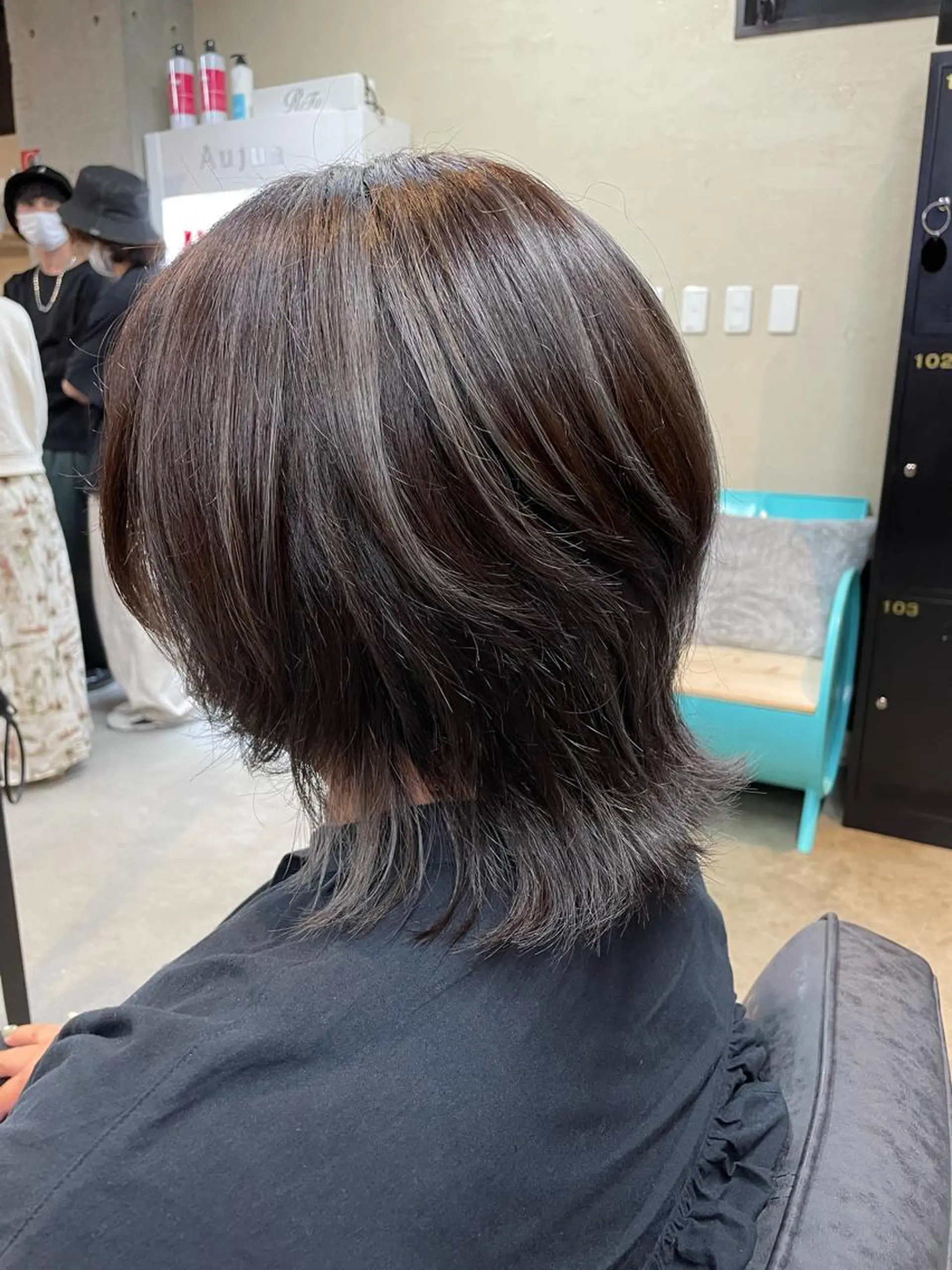 ミディアム カラー ハイライトカラー ハイライト メンズ韓国ヘア👹 KAJIのヘアスタイル