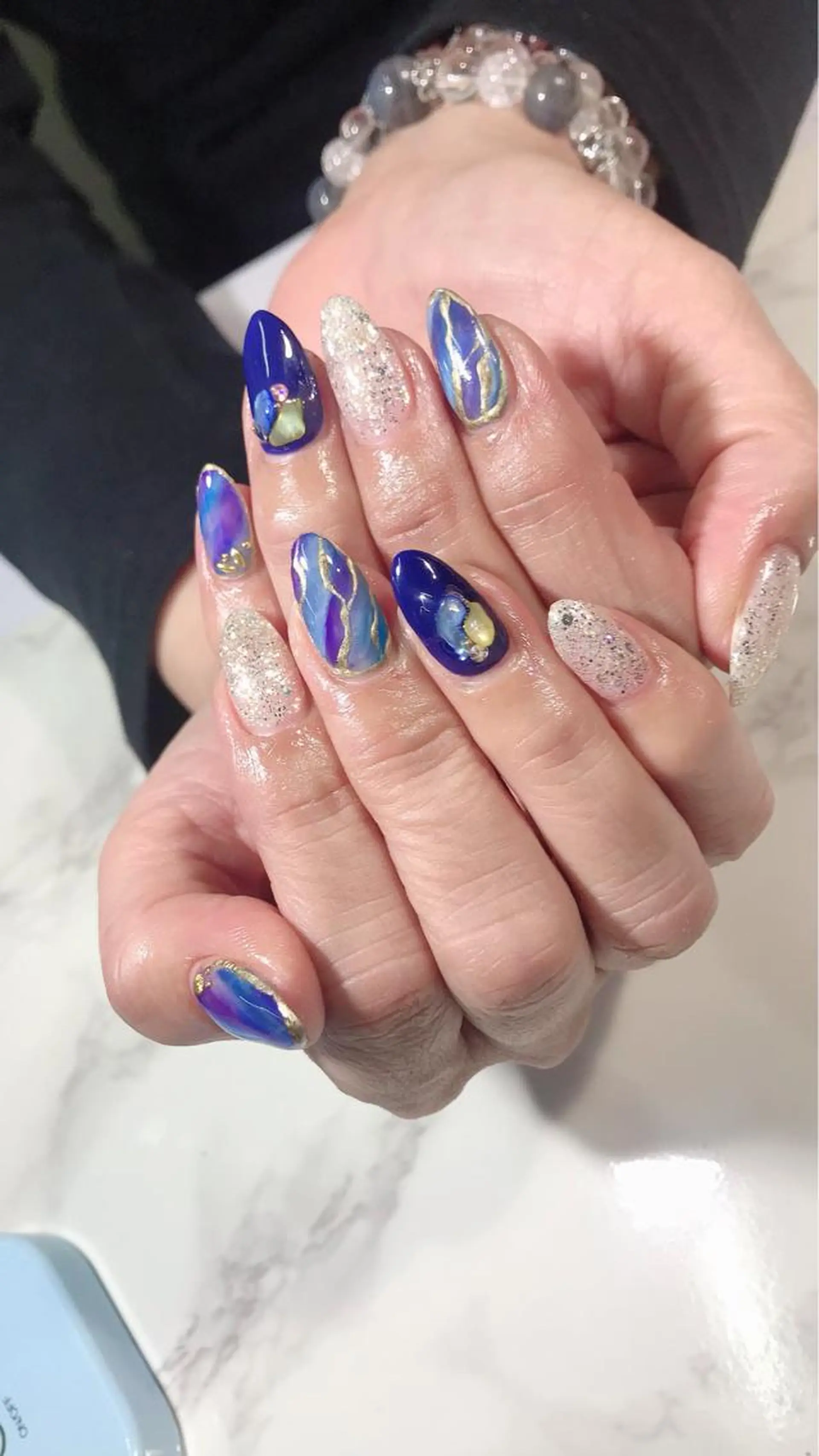 ネイル ブルー private salon NIKOのネイルデザイン