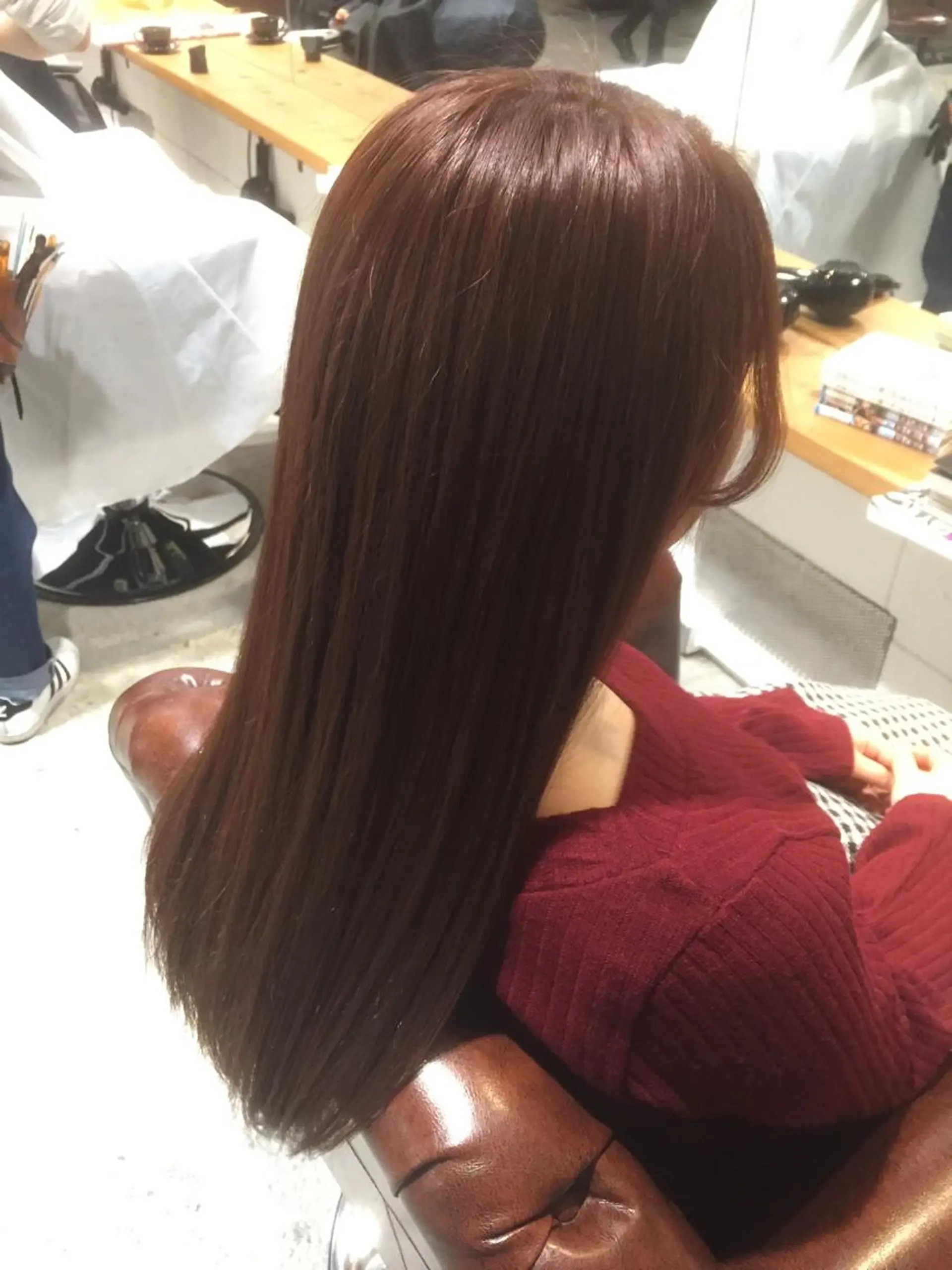 セミロング ロング カラー バイオレットカラー 竹嶌 健吾のヘアスタイル