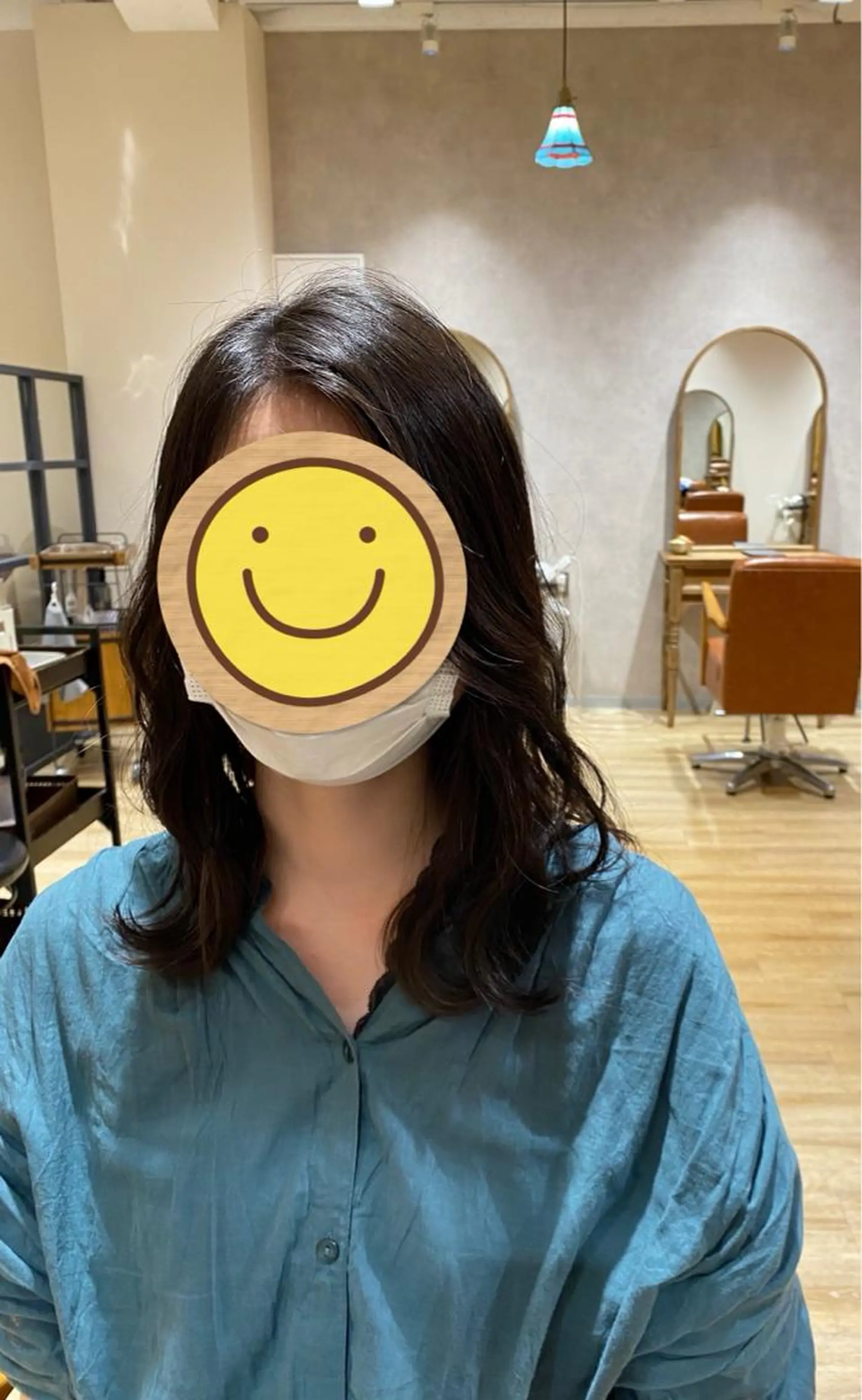 セミロング カット 田中 美沙希のヘアスタイル
