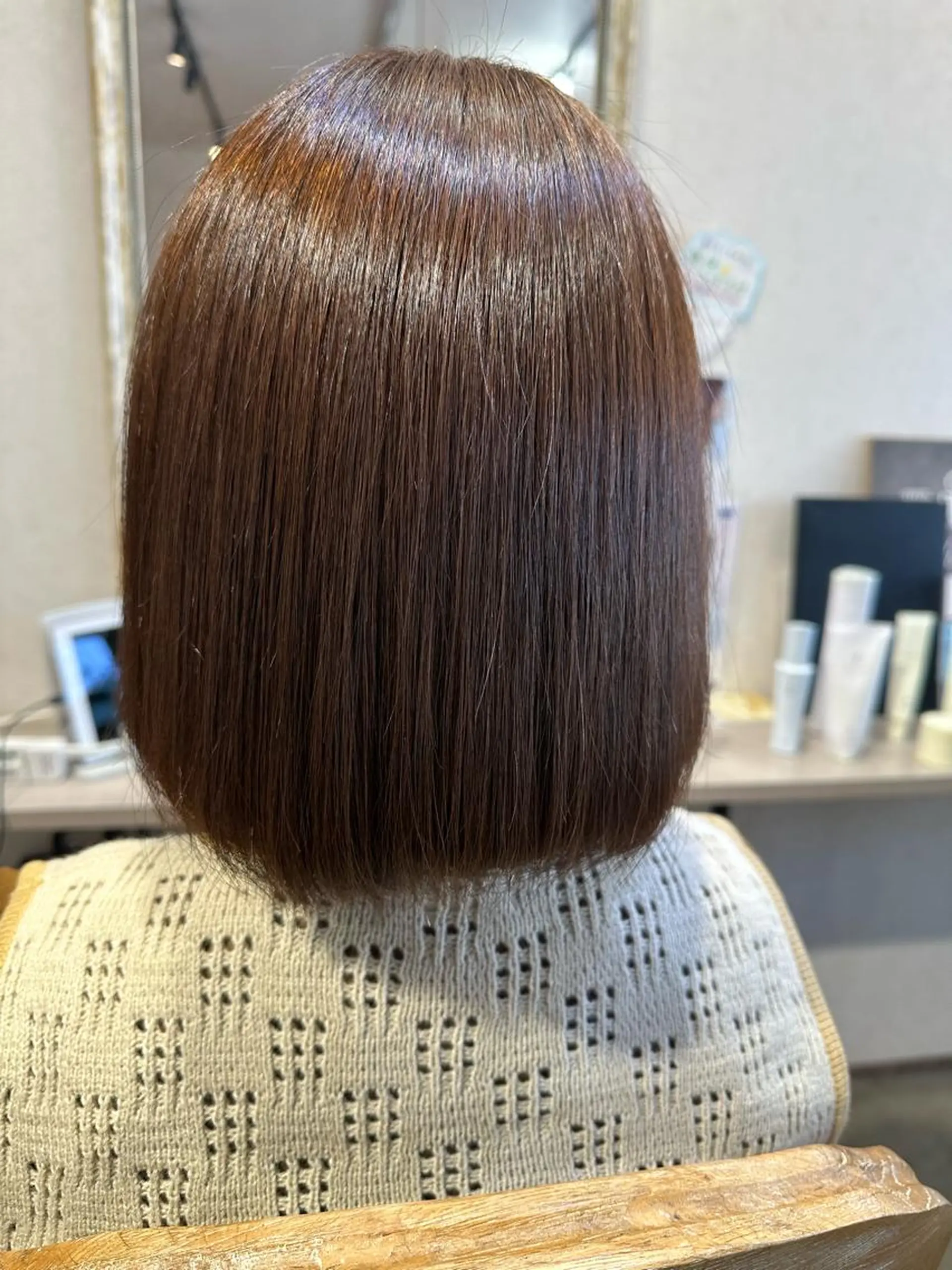 ミディアム Lampsi川内店所属・Lampsihair 川内店のヘアスタイル