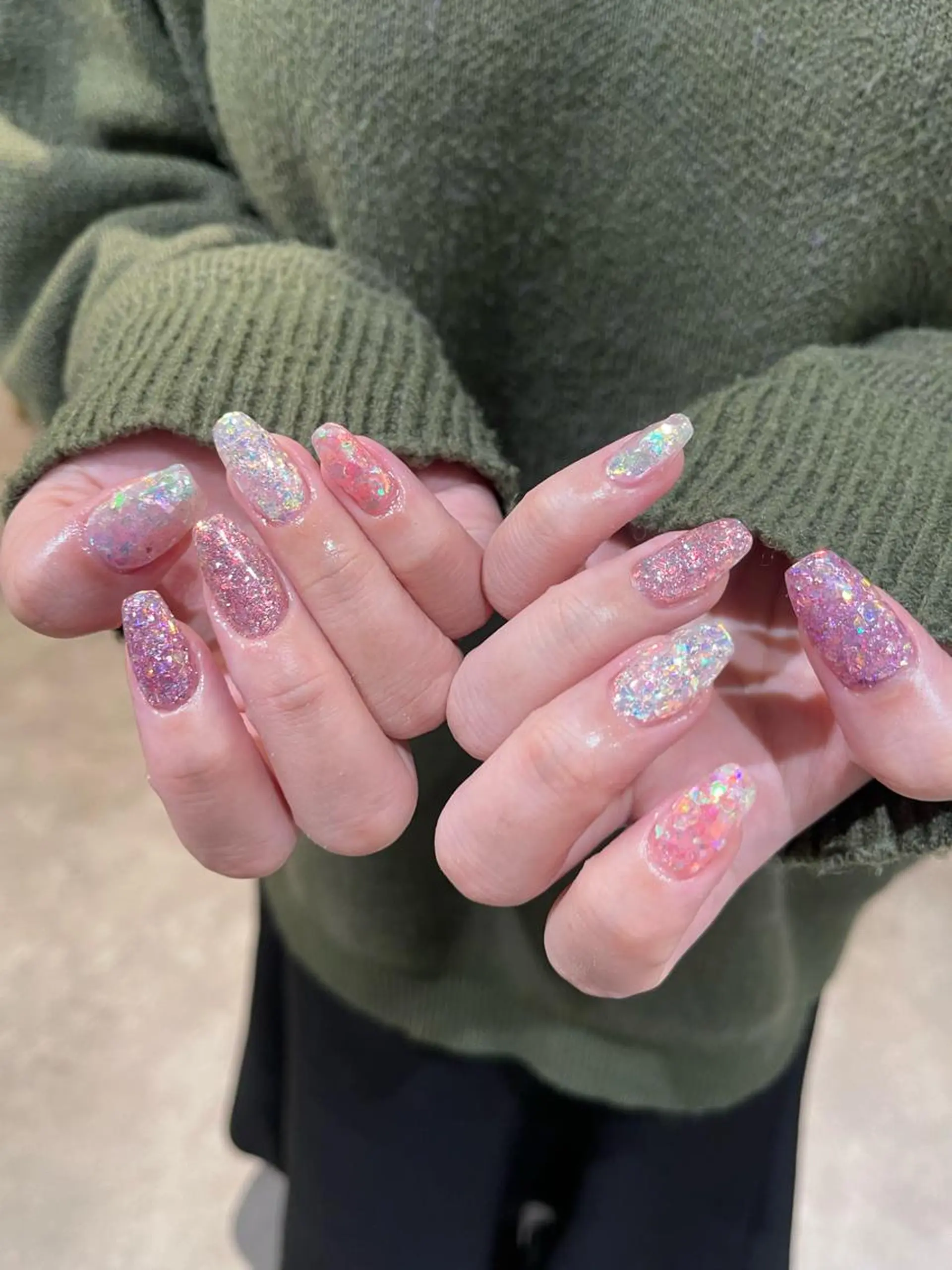 ネイル ラメ(グリッター) ano ♡のヘアスタイル