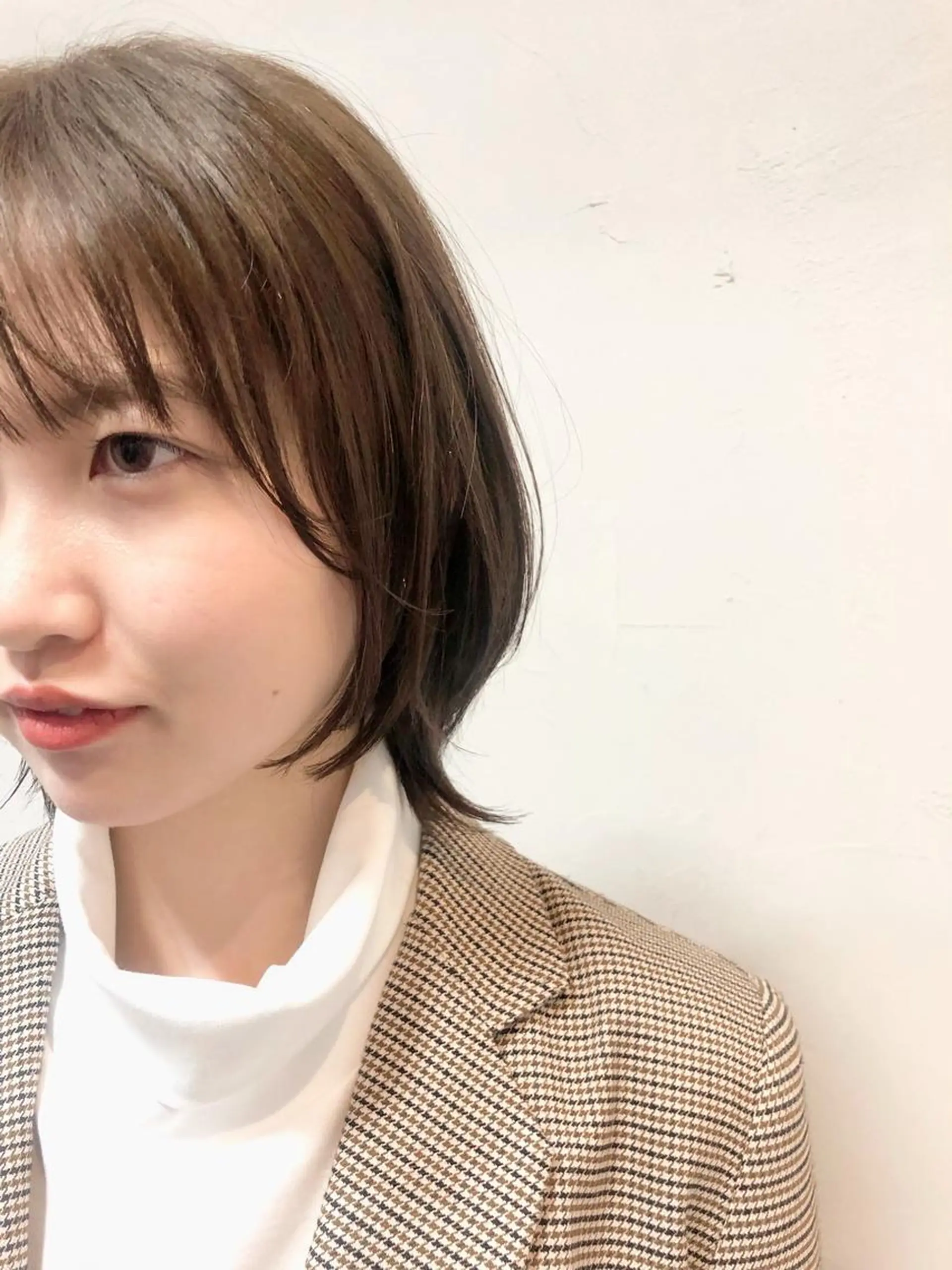 ショート カラー アッシュ ボブ ウルフカット カット ヘアカラー 千葉 郁也のヘアスタイル