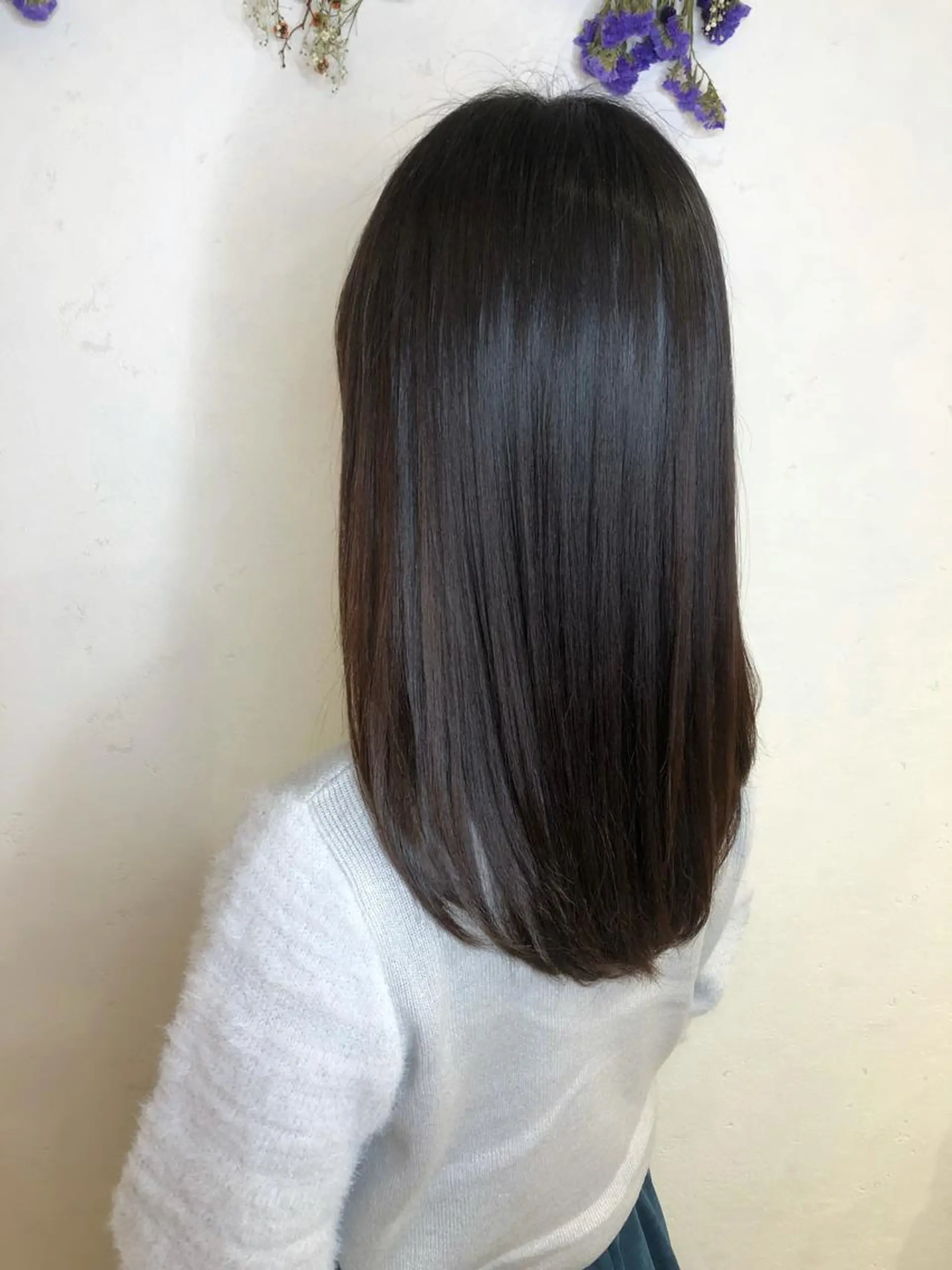 ミディアム カット 縮毛矯正 髪質改善/縮毛矯正 /青山　早希🐾のヘアスタイル