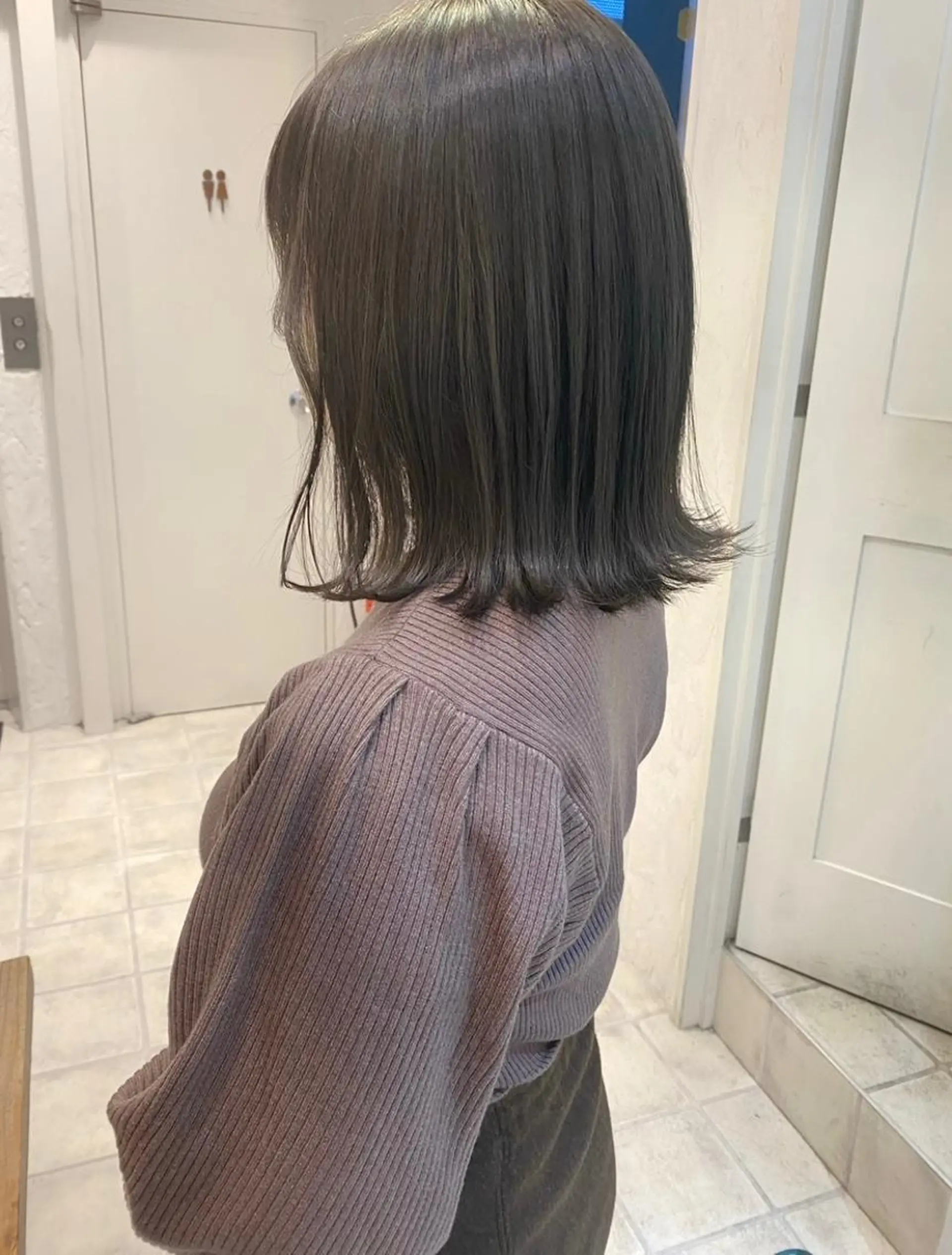 ミディアム カラー 透明感カラー グレージュ シアーグレージュ 🌟アレンジが似合う カラー🌟Rumiのヘアスタイル