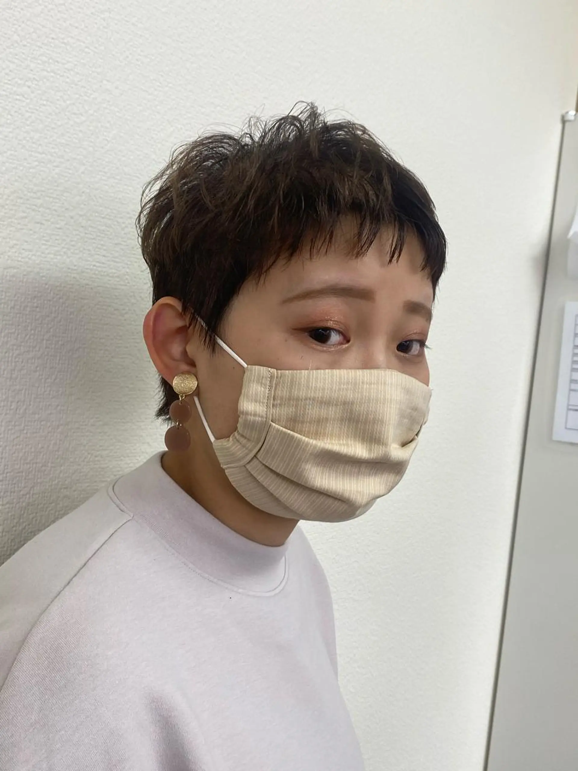 ショート ヘアアレンジ 安澤 彩奈のヘアスタイル