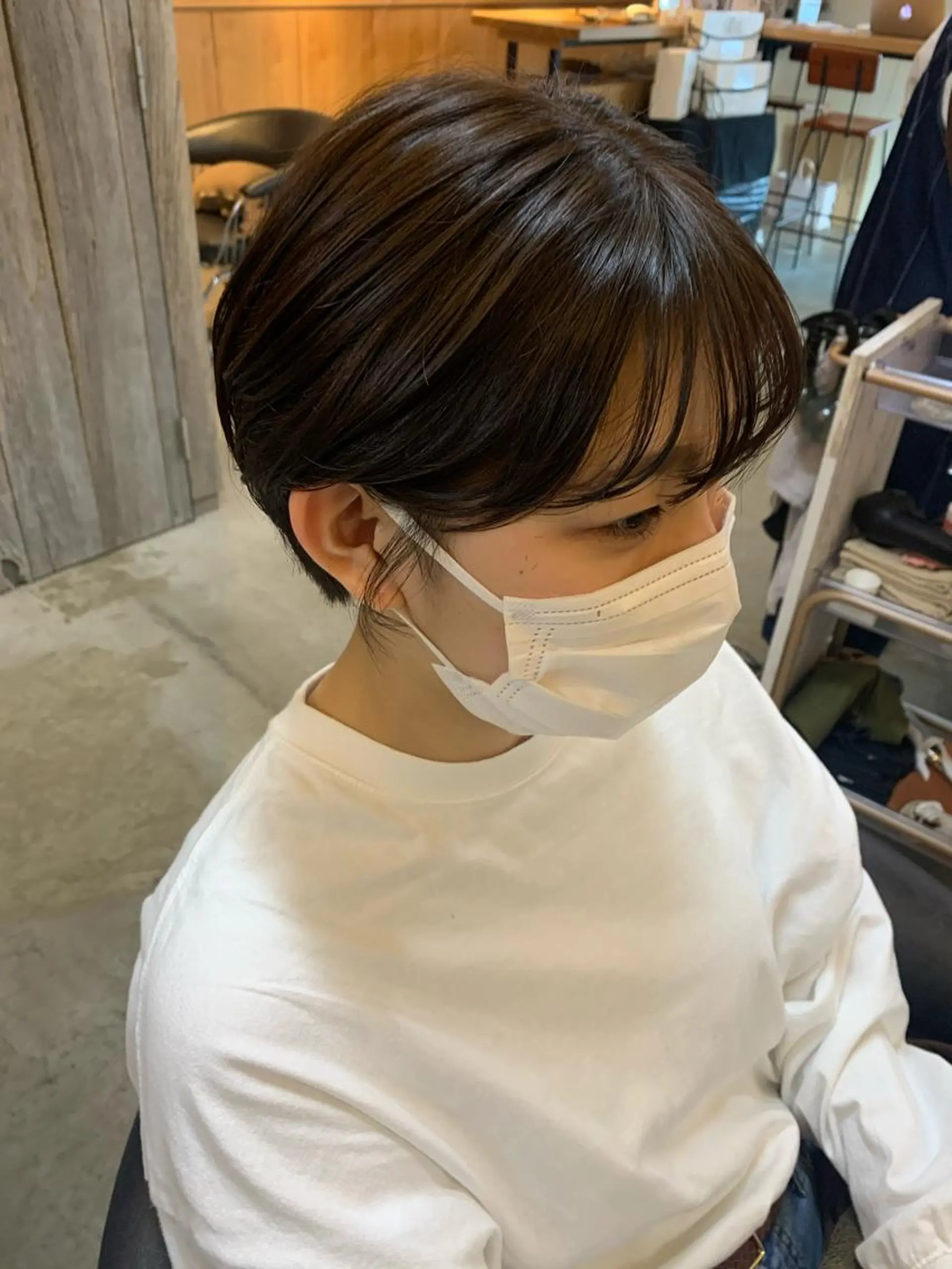 ショート kaN./ボブ /髪質改善ストレートのヘアスタイル