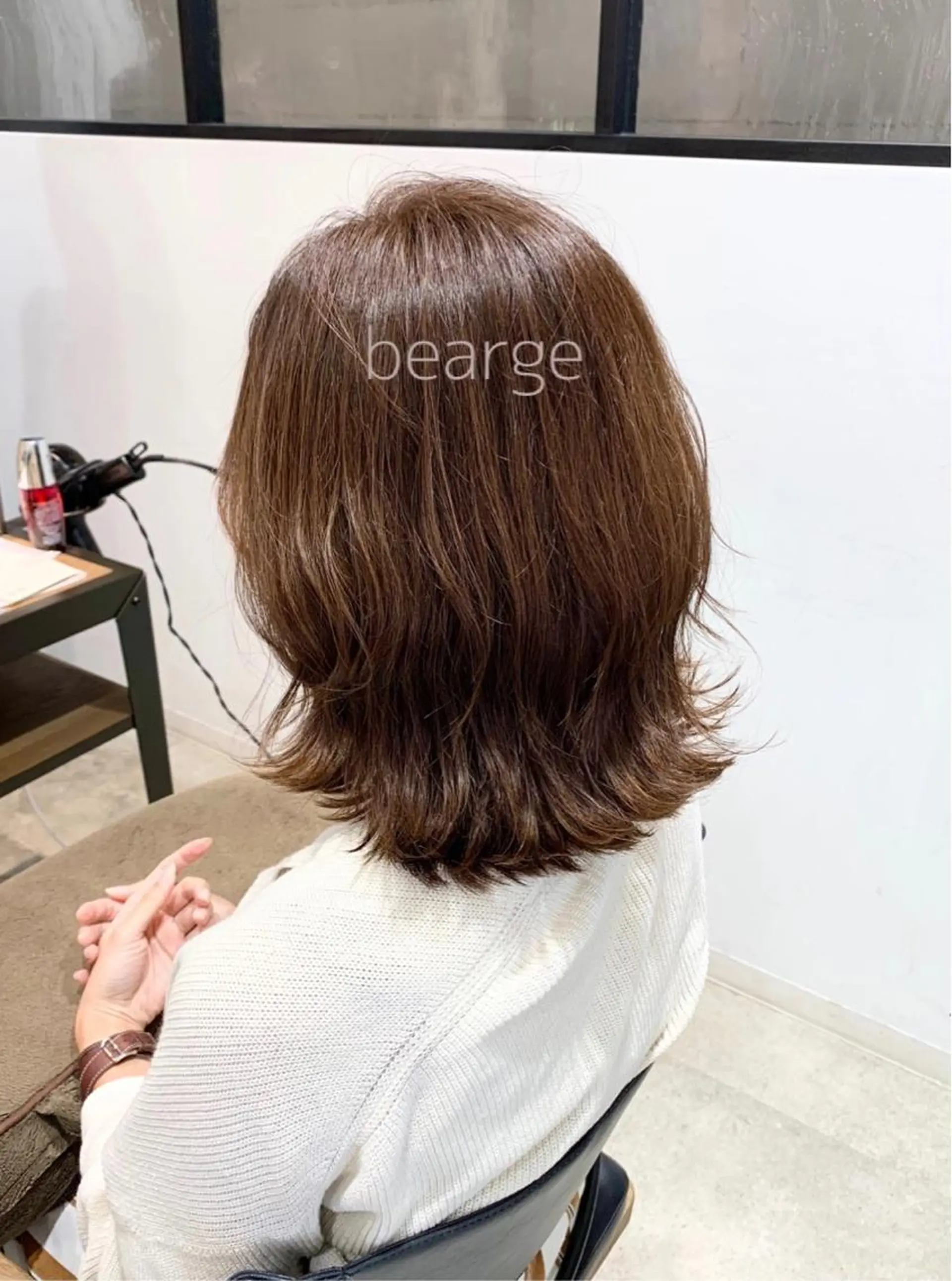 ミディアム カラー ヘアアレンジ トリートメント カット ヘアカラー トリートメント SALOWIN川崎所属・似合わせレイヤー/ 美髪縮毛矯正/ミナエのヘアスタイル