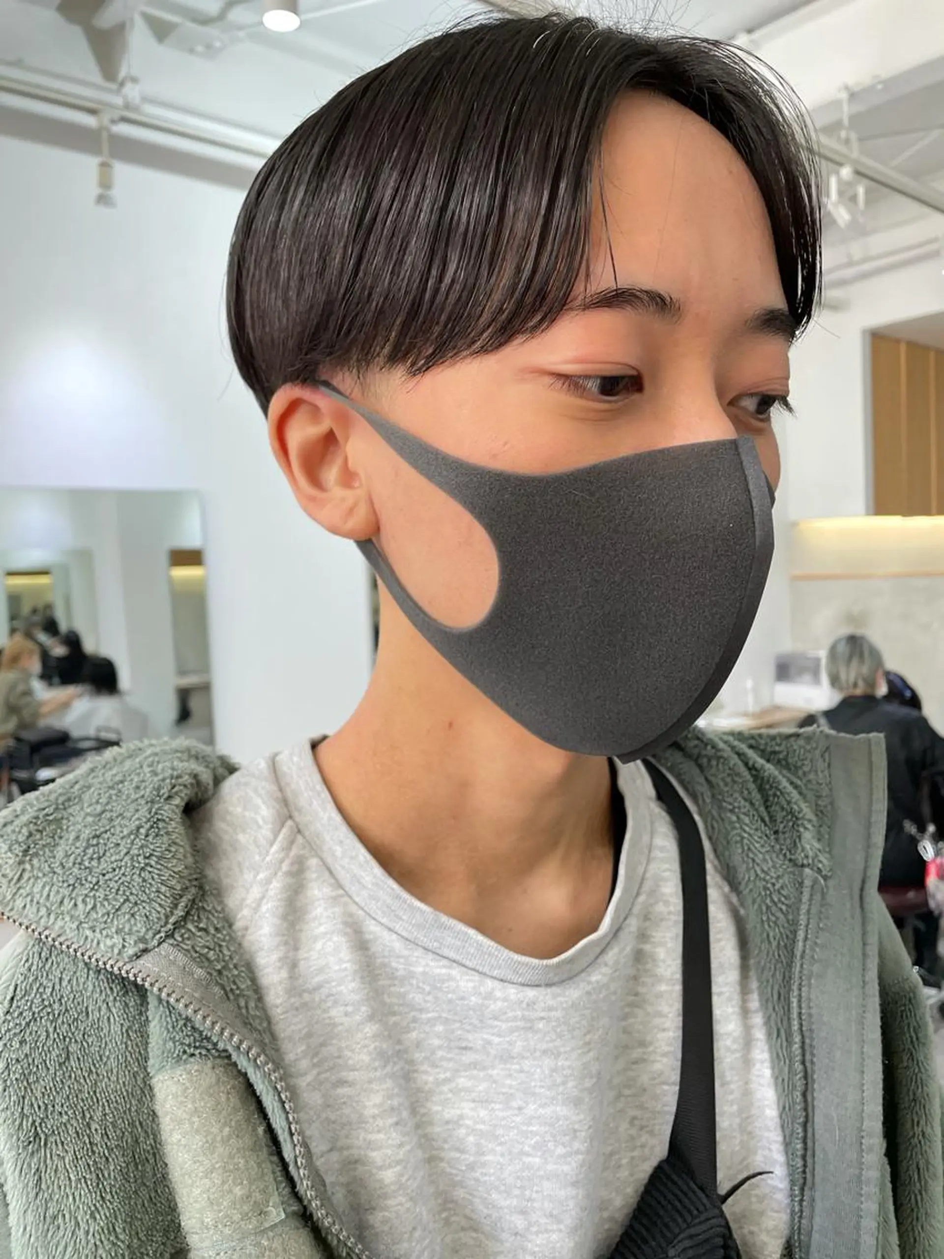 ショート メンズ ハンサムショート ショートヘア カット トリートメント パーマ/透明感カラー /ボブ/吉田一生のヘアスタイル