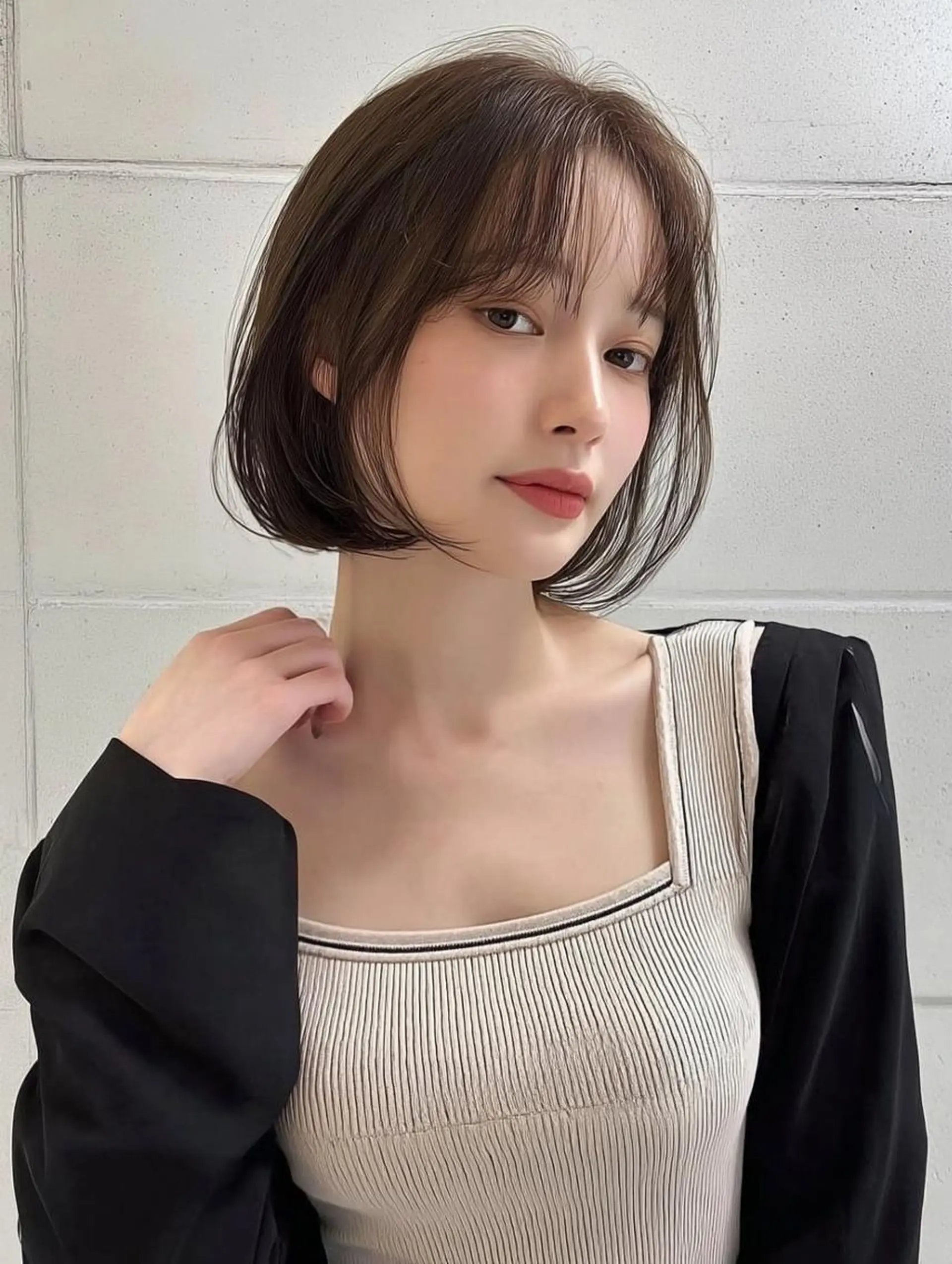 ミディアム カラー ブリーチ ダブルカラー 髪質改善 縮毛矯正 トリートメント カット ヘアカラー レイヤーカット✨ 福井雄登のヘアスタイル