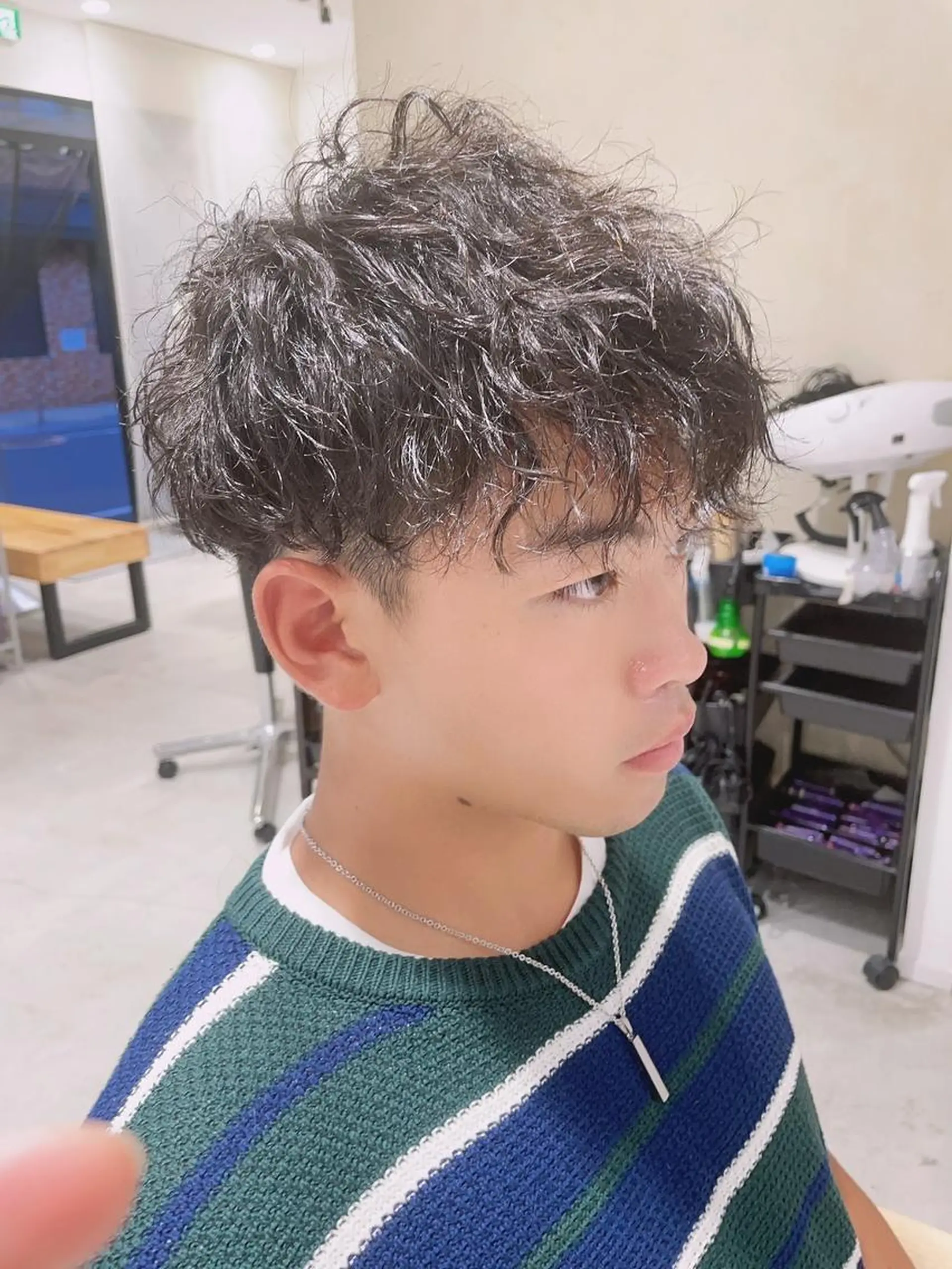 メンズ メンズパーマ メンズカット/ニュア ンスパーマkaitoのヘアスタイル