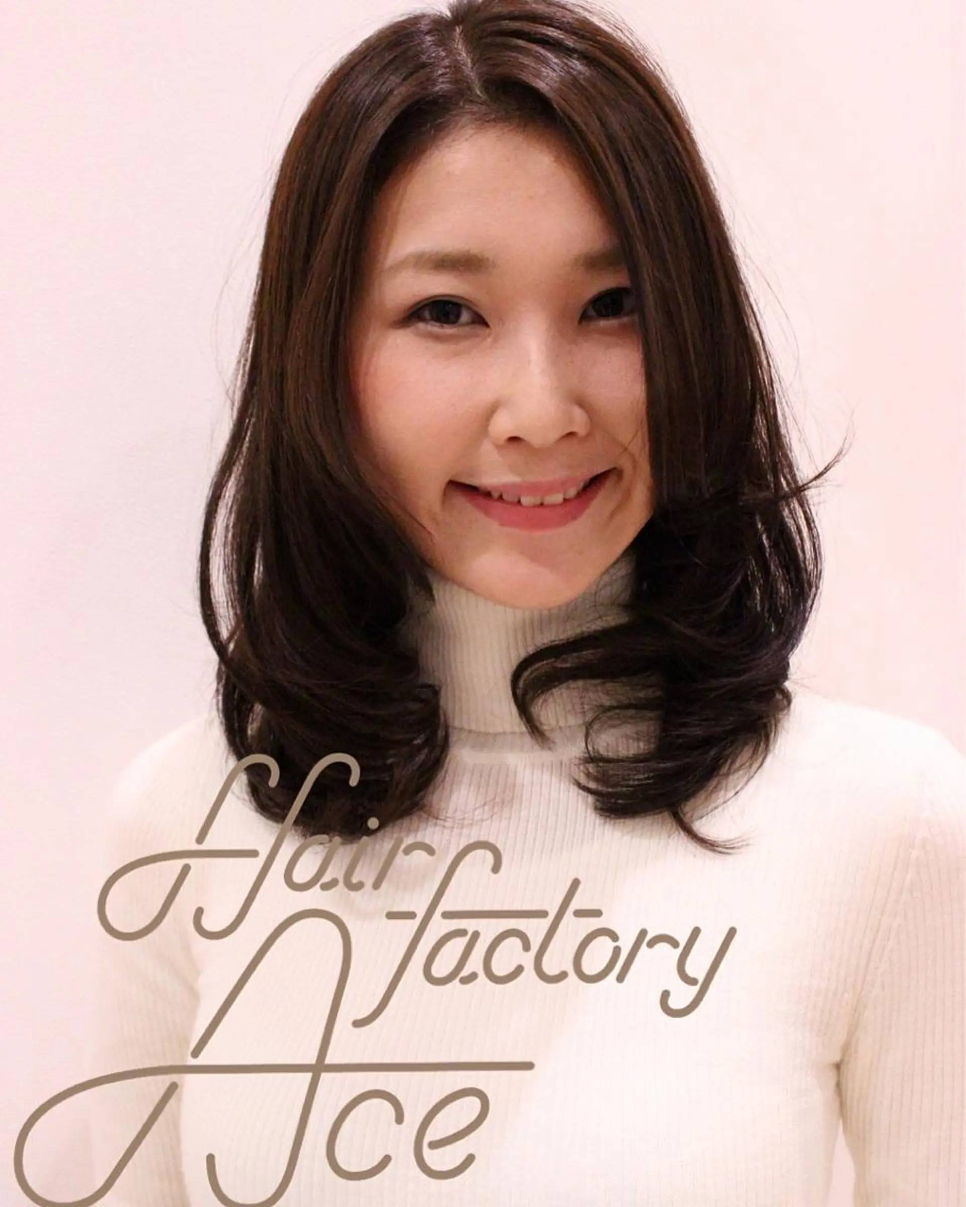 ミディアム 所渉/韓国レイヤー /ウルフカットのヘアスタイル