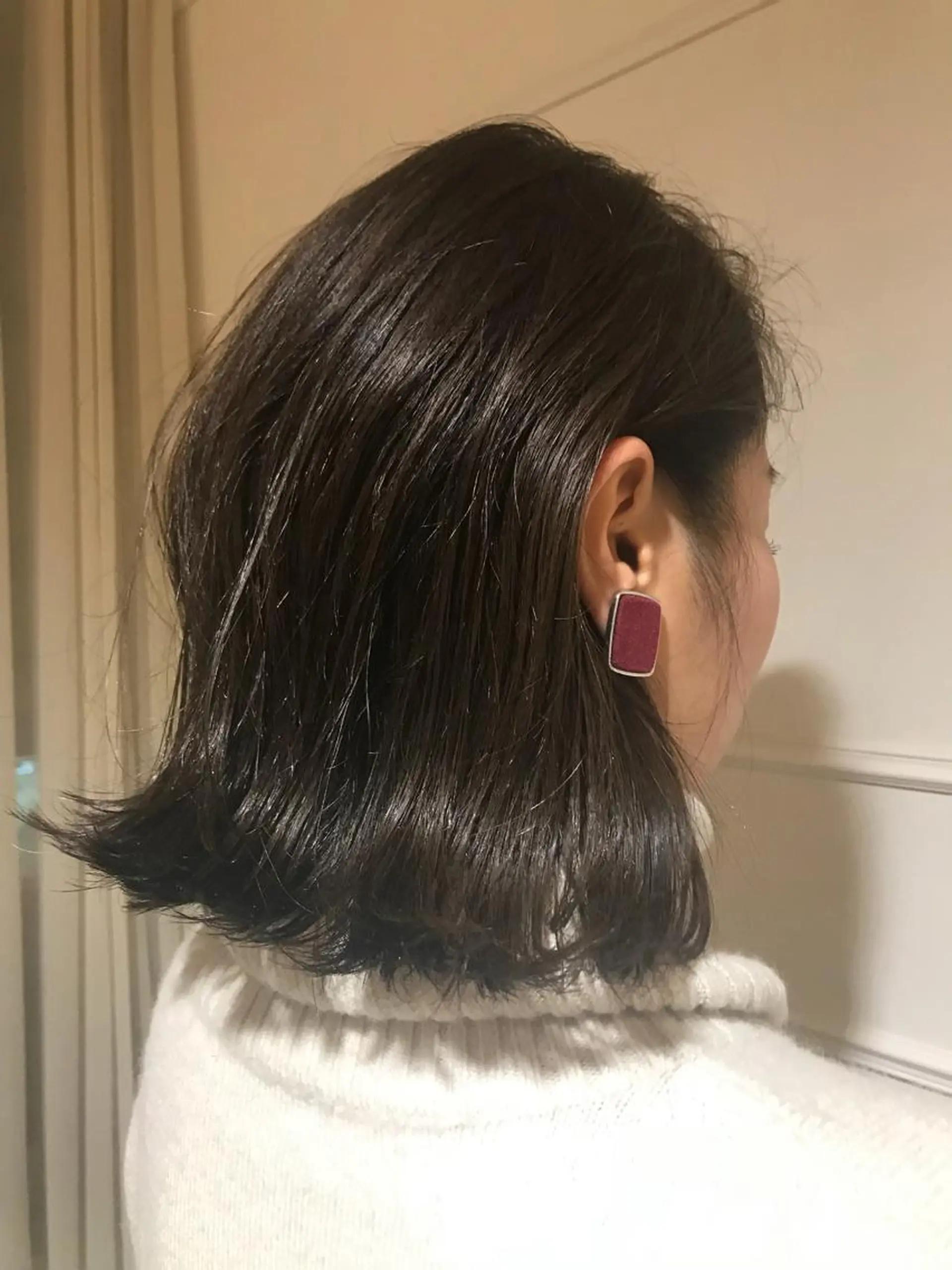 ミディアム カラー 黒神 浩之のヘアスタイル