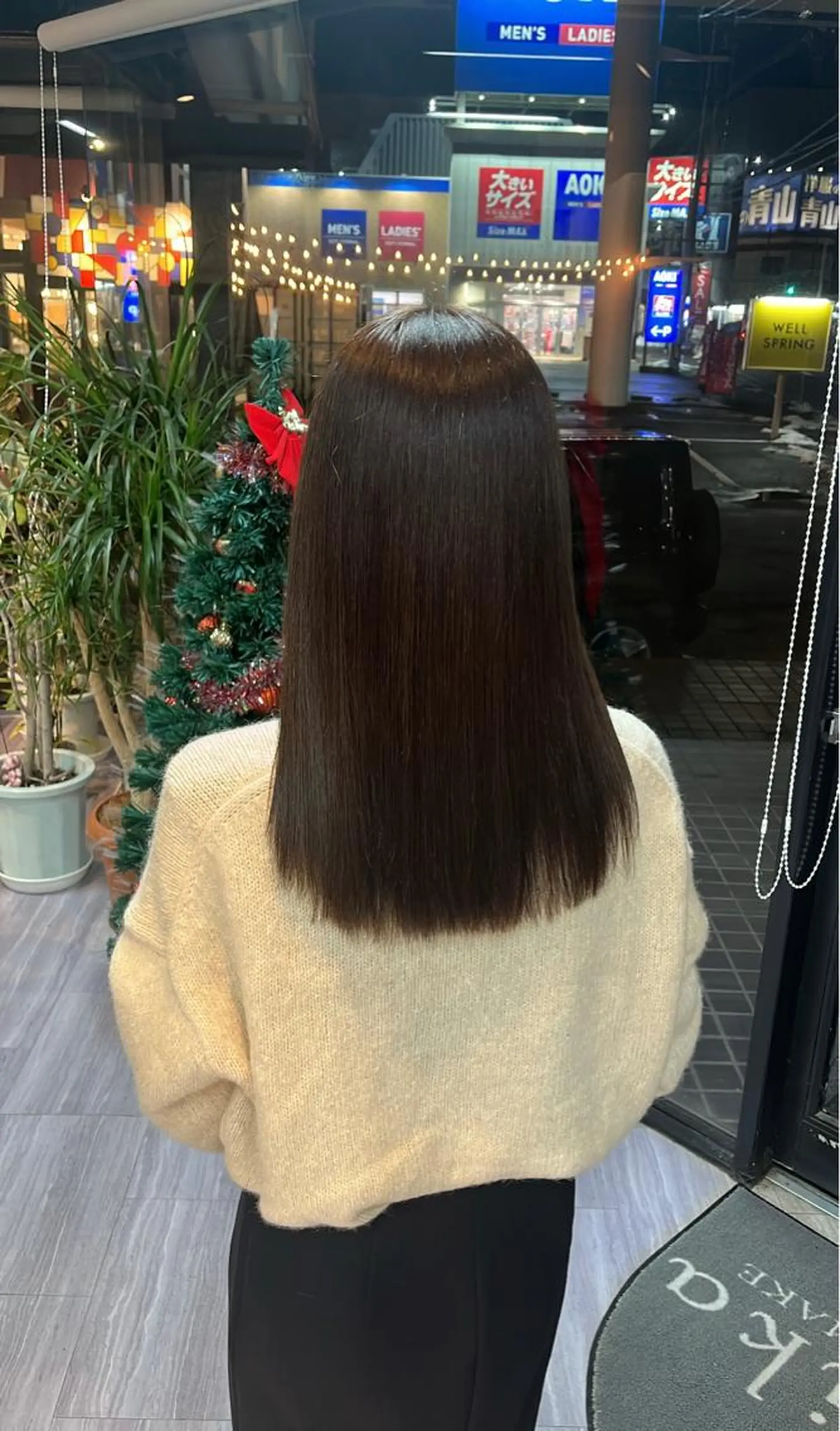 ミディアム カラー alu yuinaのヘアスタイル