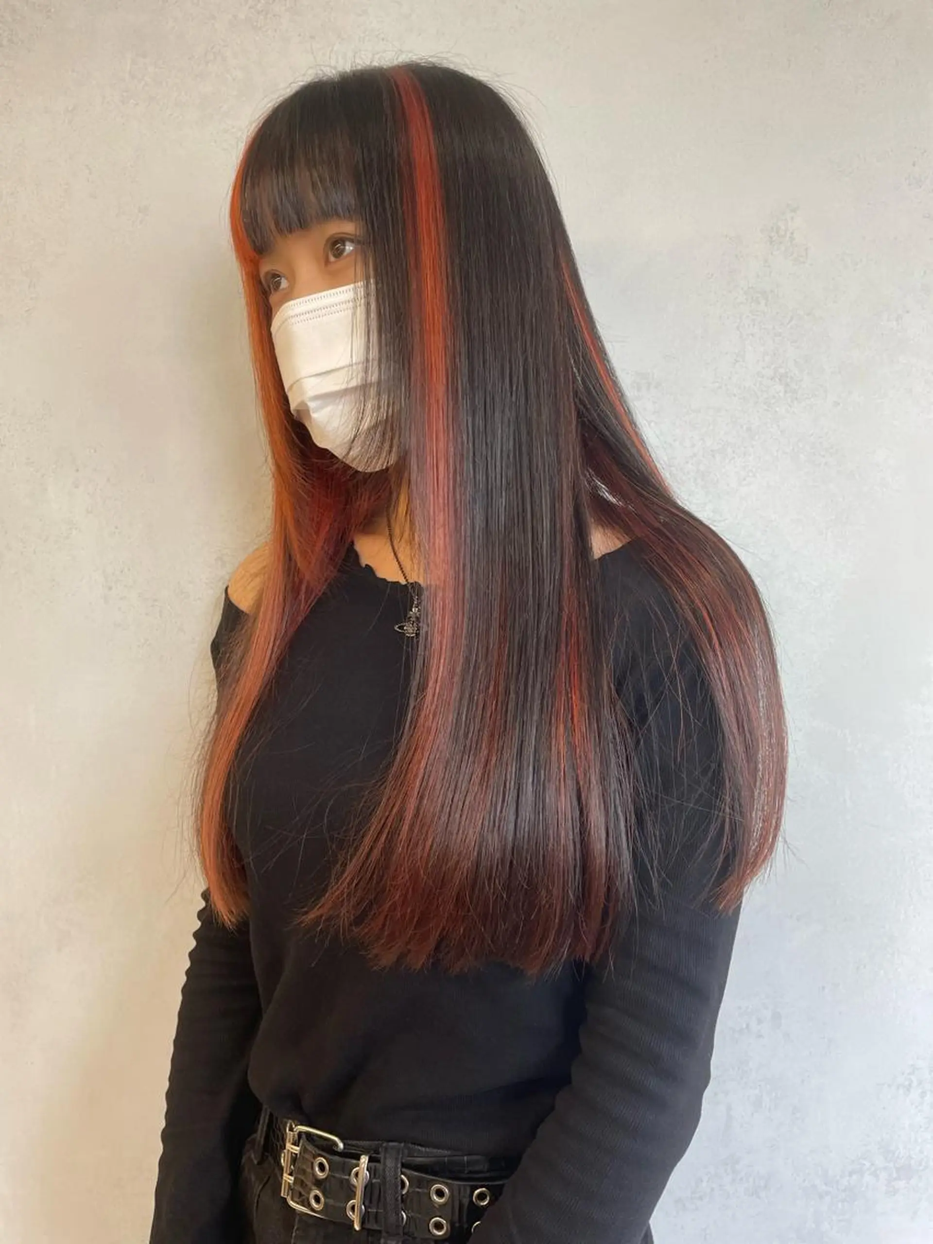 ロング ヘアカラー 梅田韓国ヘア kiara🩷彡のヘアスタイル