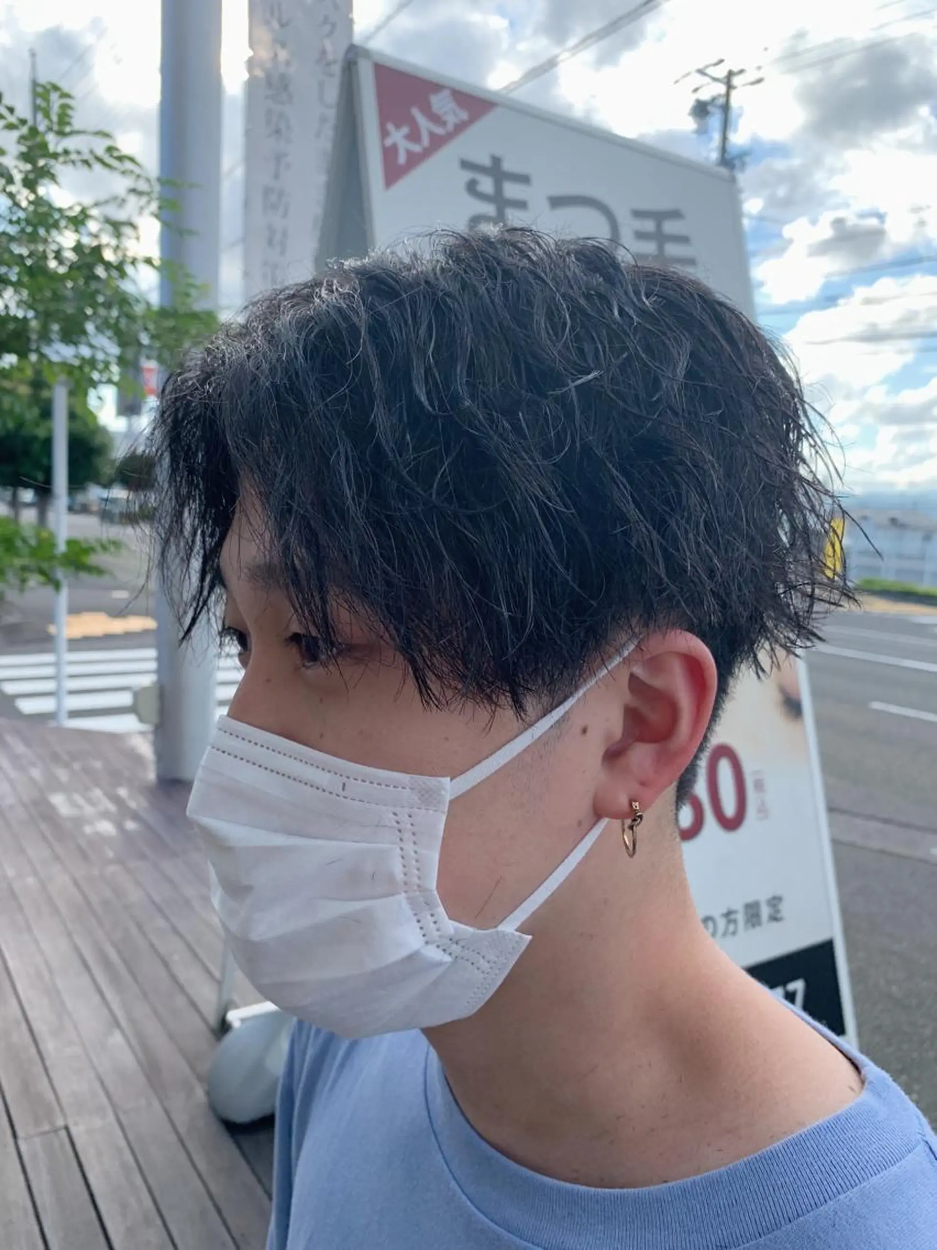 ショート 失敗しないパーマ 稲葉/草薙のヘアスタイル