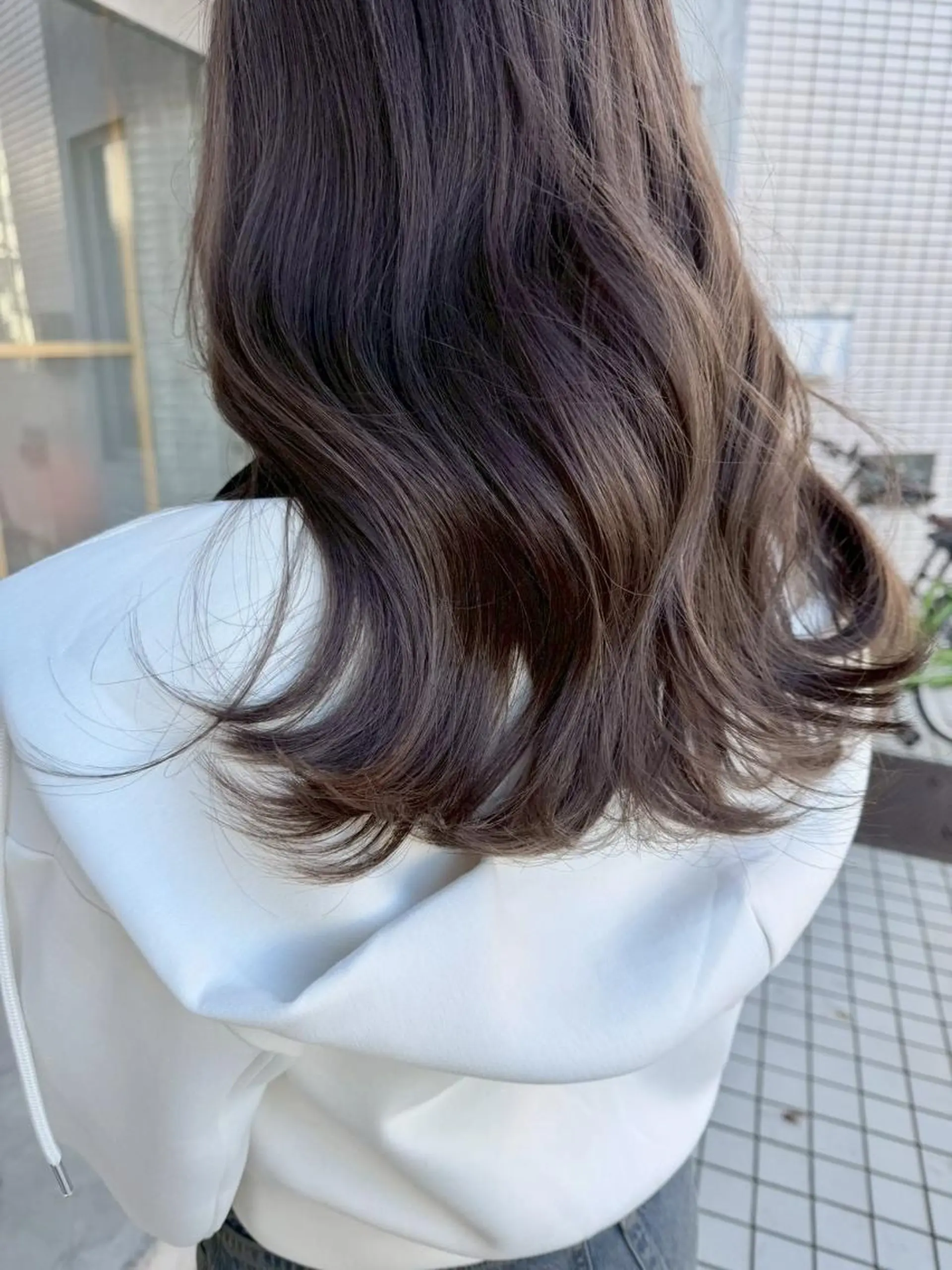 セミロング カラー 透明感カラー カット ヘアカラー トリートメント 韓国/ボブ/まつパ 🩰aikaのヘアスタイル