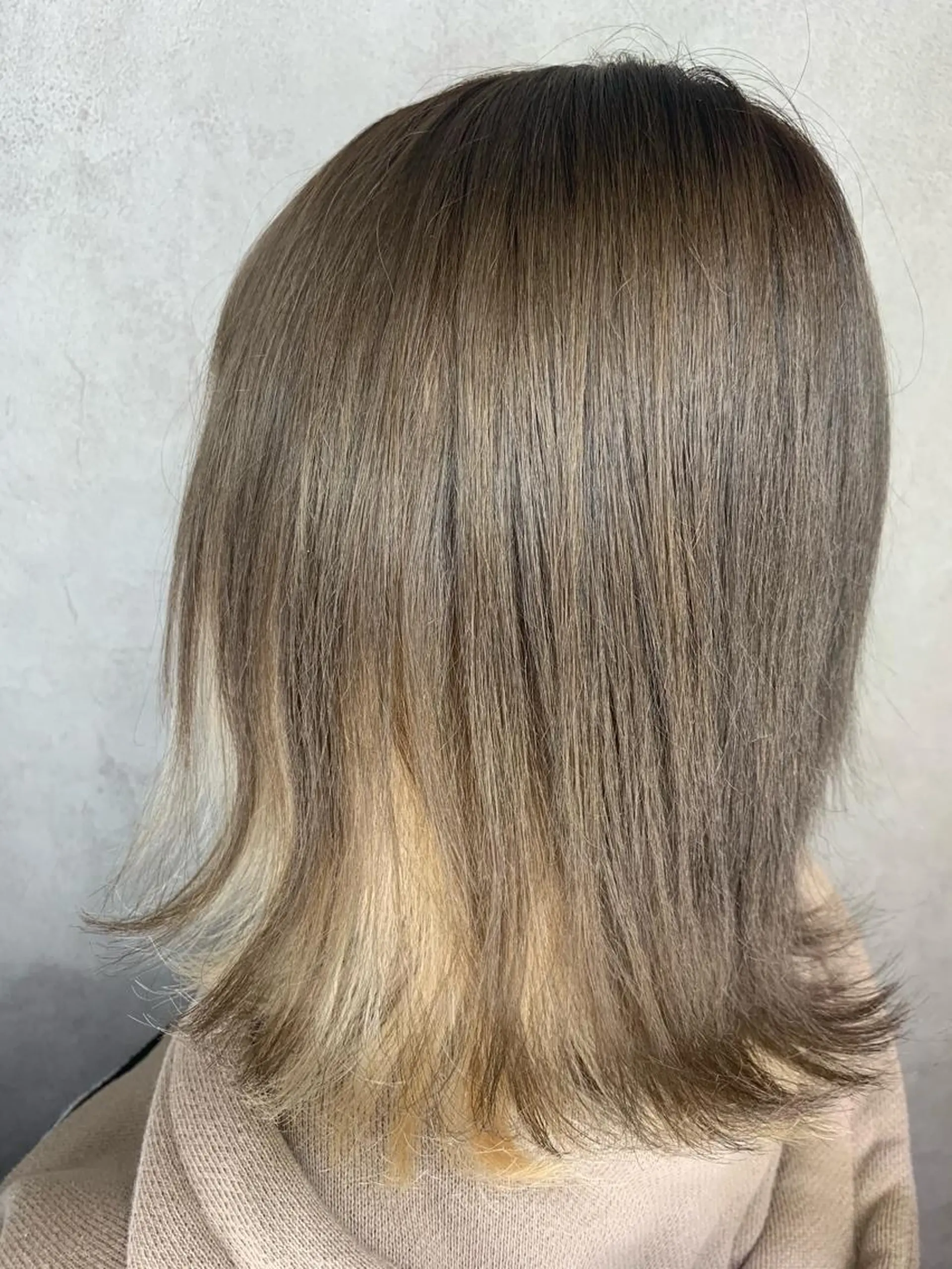 ミディアム ヘアカラー トリートメント 西村 雄二/エクステのヘアスタイル