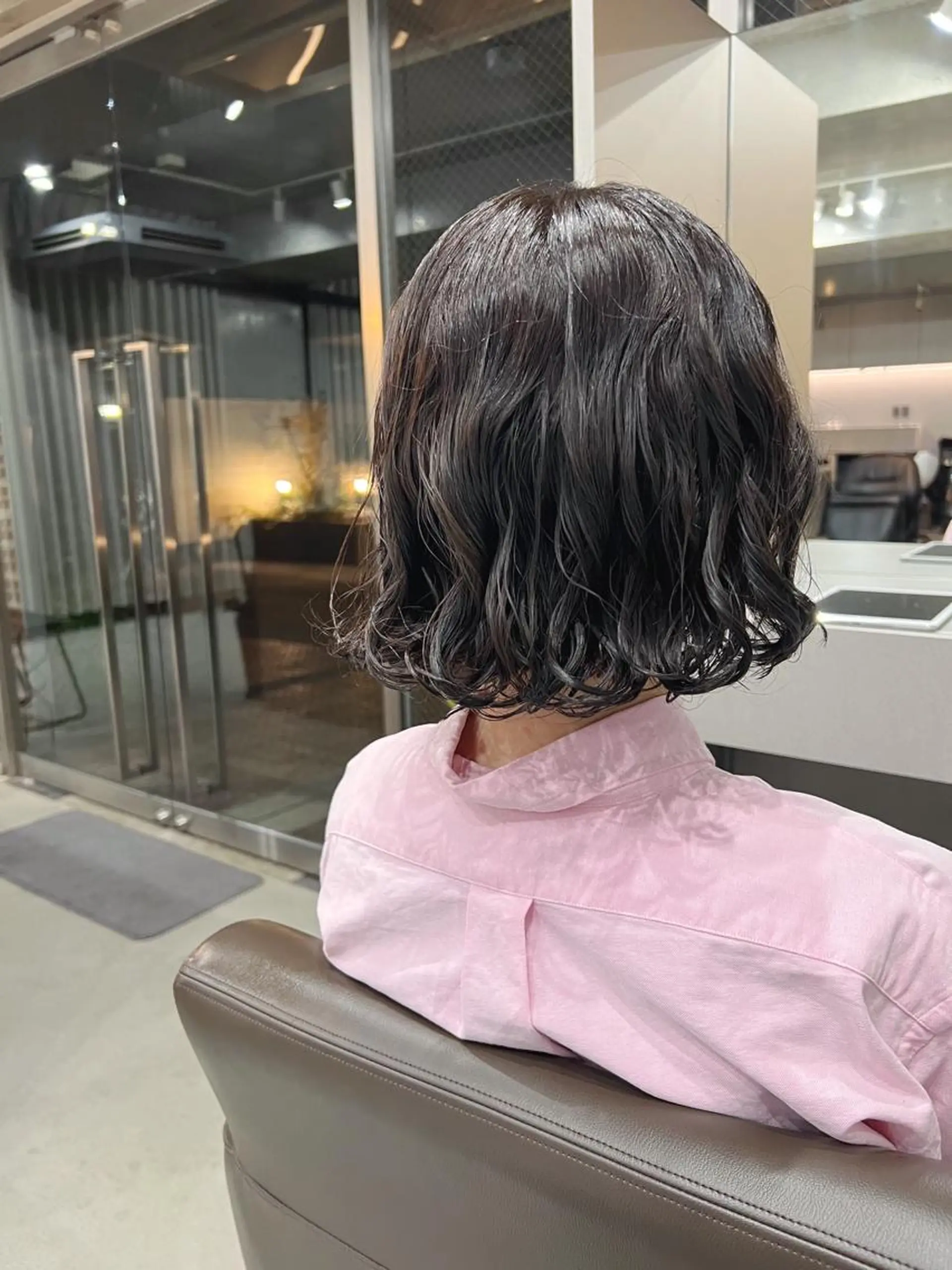 ショート パーマ ボブパーマコテ巻き風 パーマNo1深江秀平のヘアスタイル