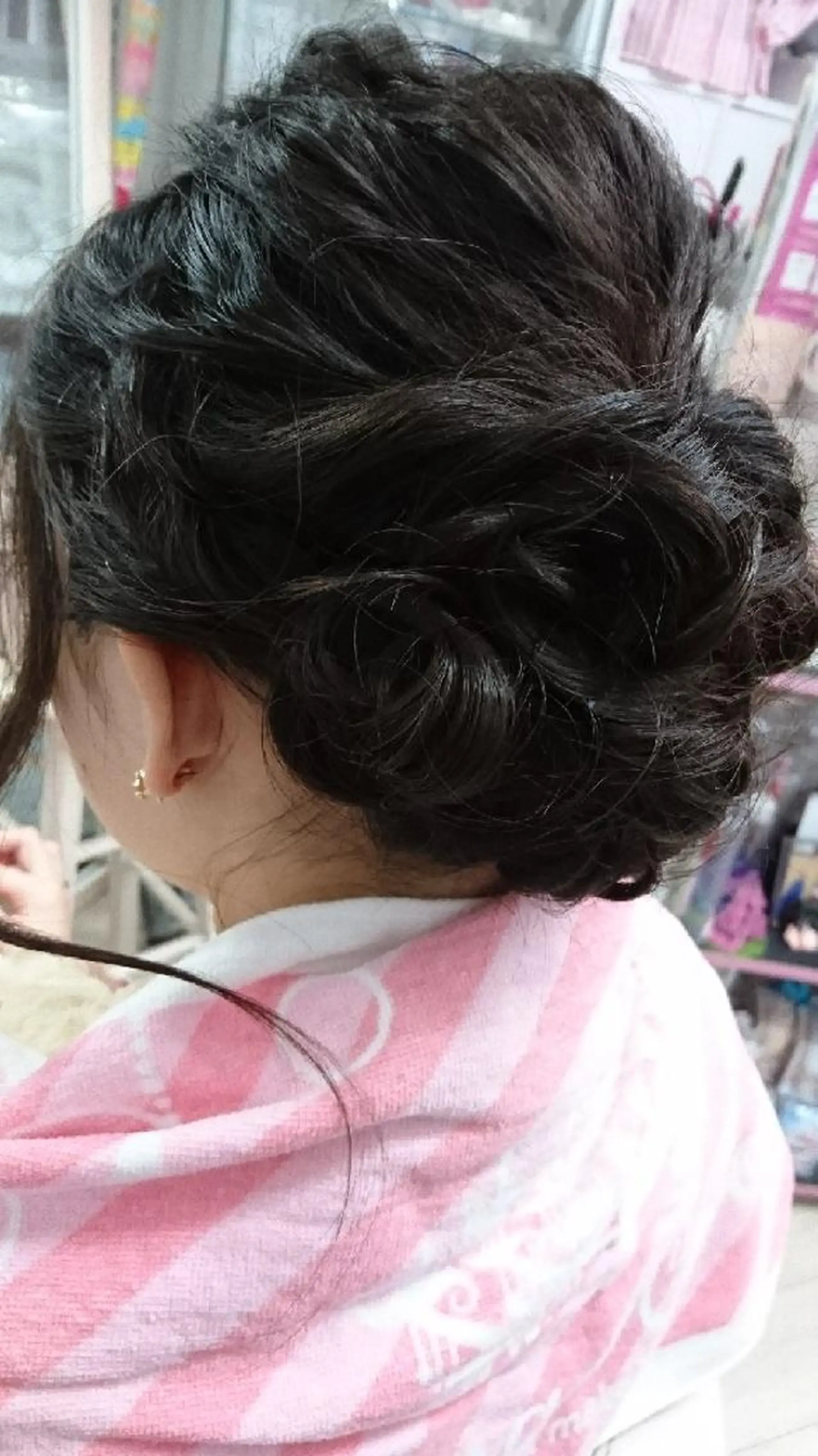 ロング ヘアアレンジ 工藤 マユナのヘアスタイル