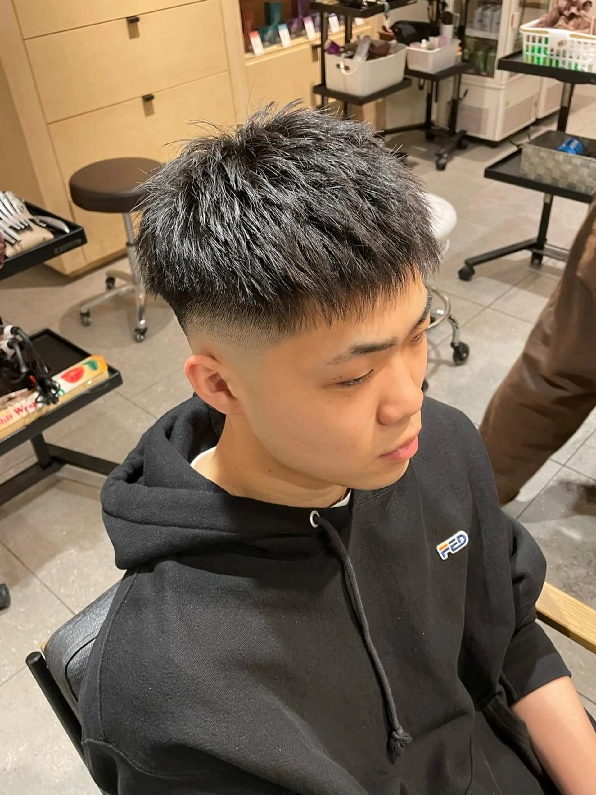 メンズ フェードカット スキンフェード カット Le'a所属・渋谷/フェード/ 國分 翔のヘアスタイル