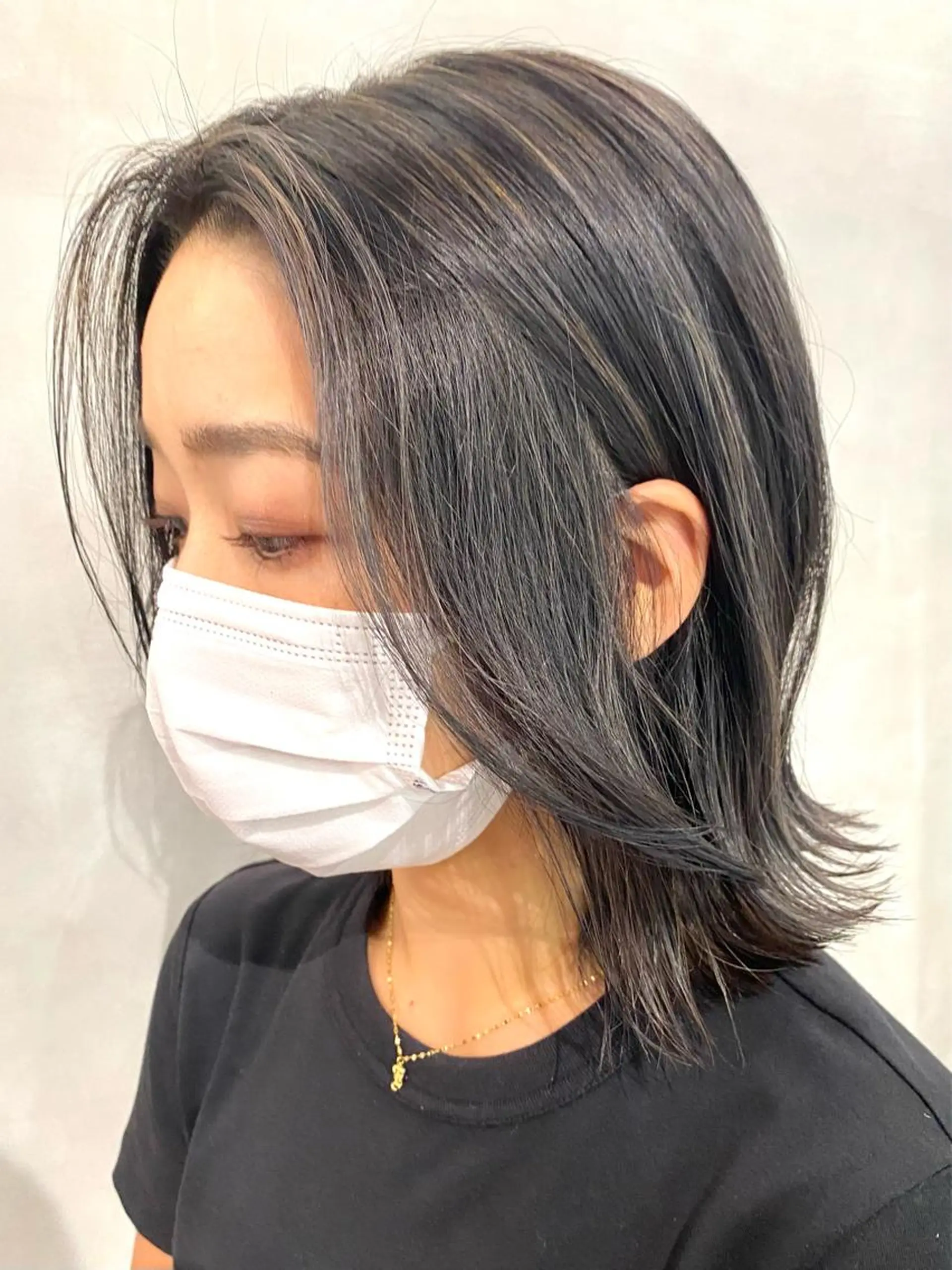ミディアム 【髪質改善】 梅田　聡のヘアスタイル