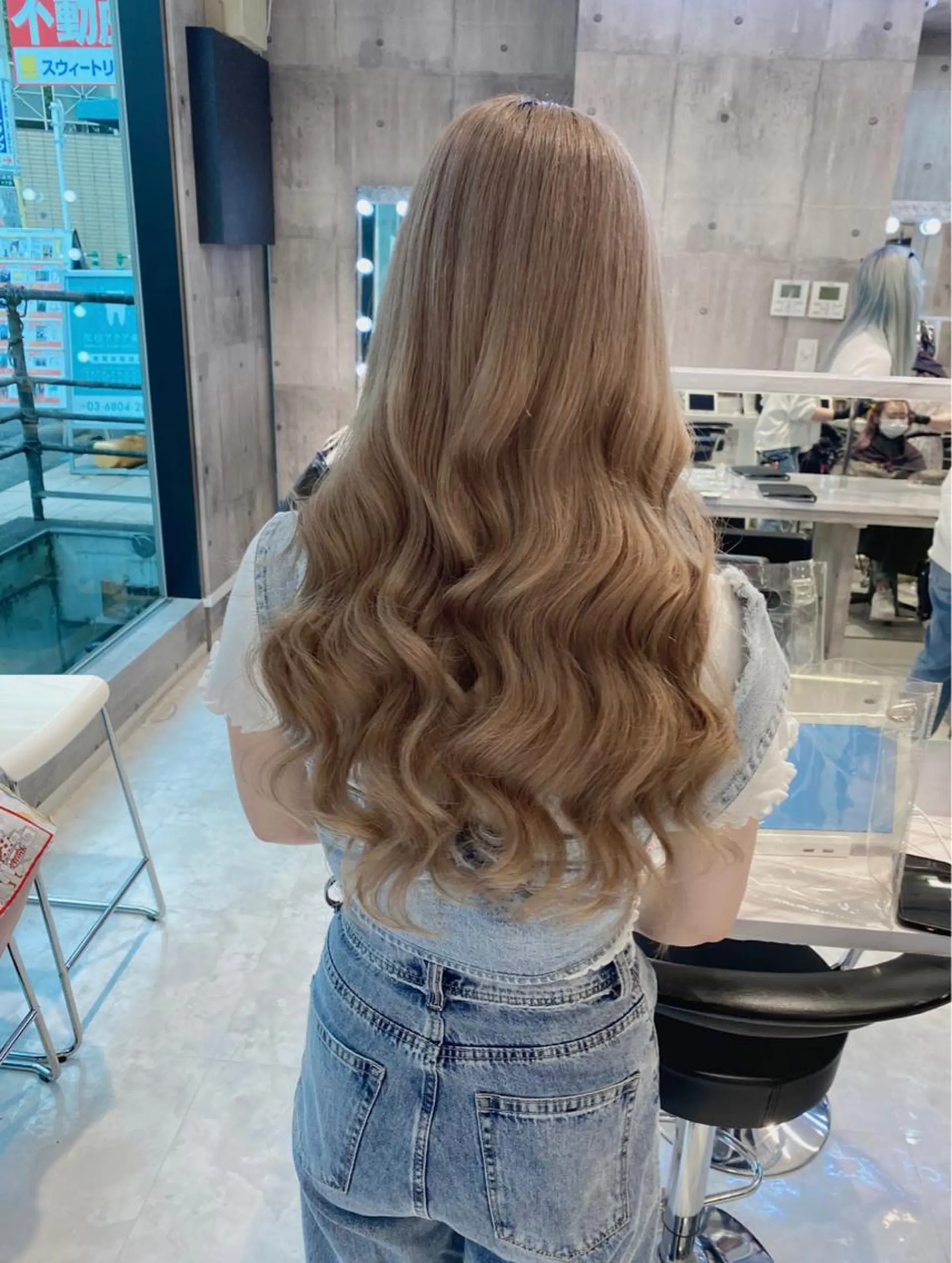 ロング カラー ダブルカラー特化💍 tiam💍韓国ヘアのヘアスタイル