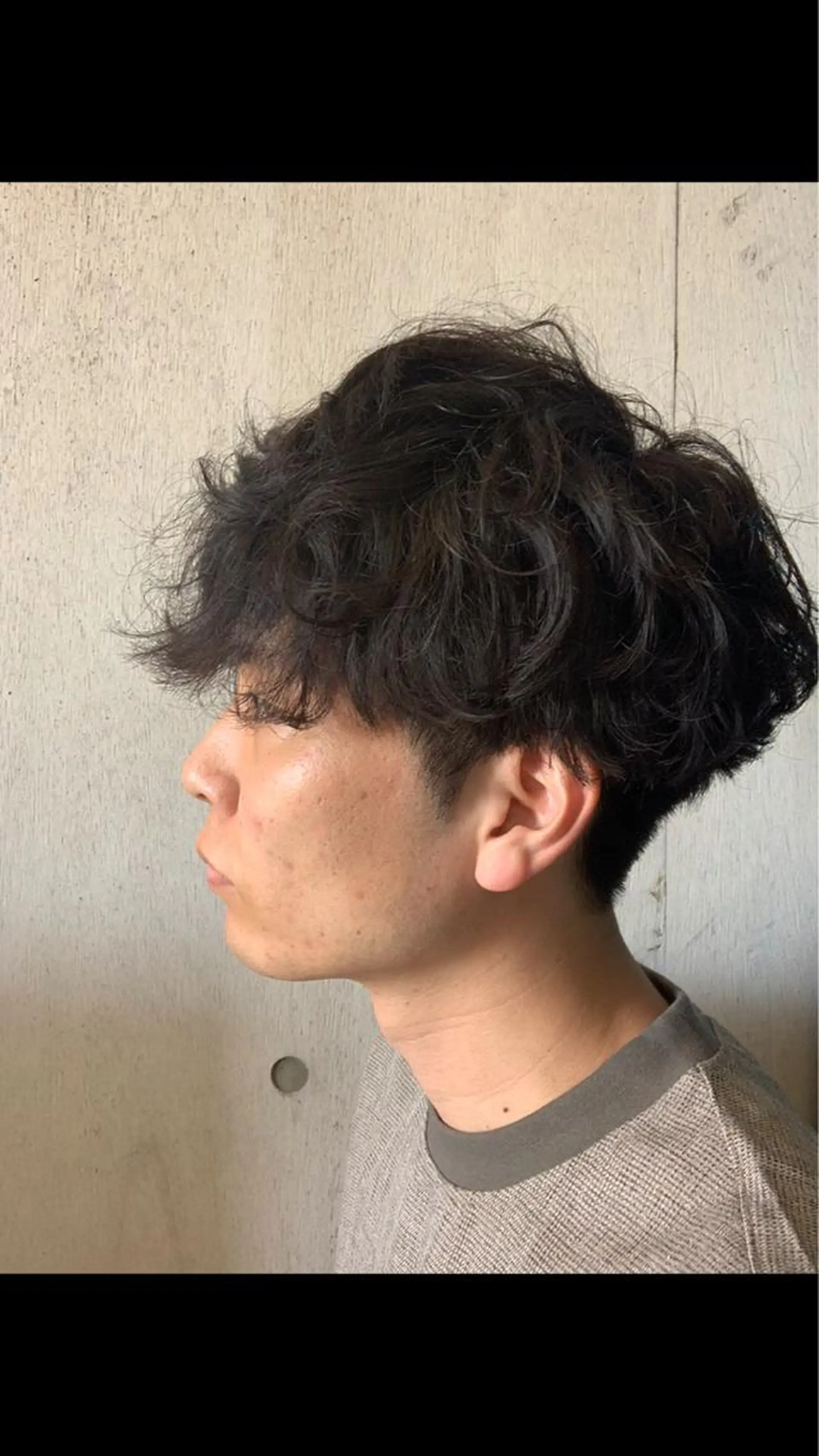 メンズ マッシュ メンズパーマ 刈り上げ 高秀 百希のヘアスタイル