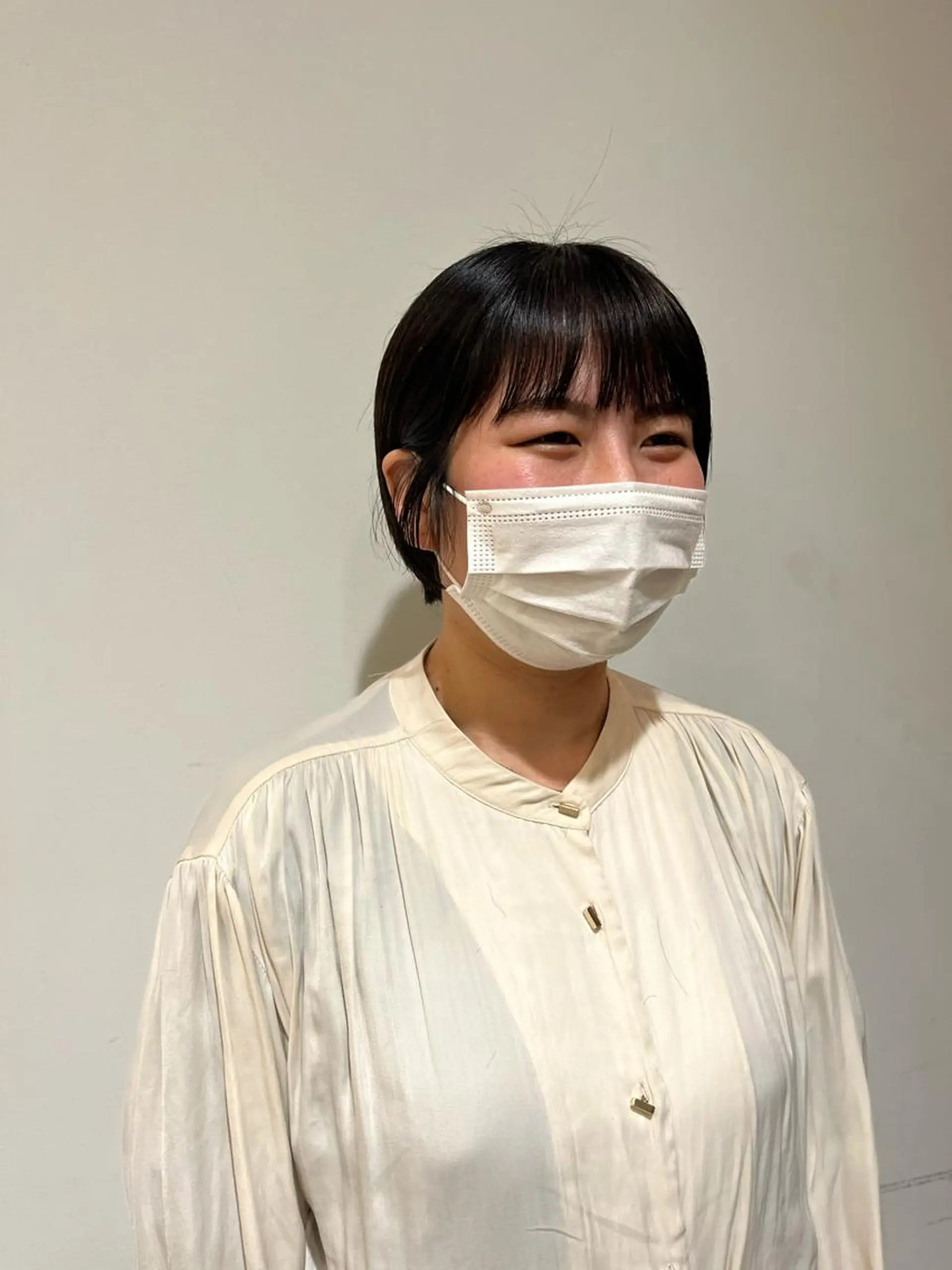 ショート 丸みショート ショートヘア 西崎 満里奈のヘアスタイル