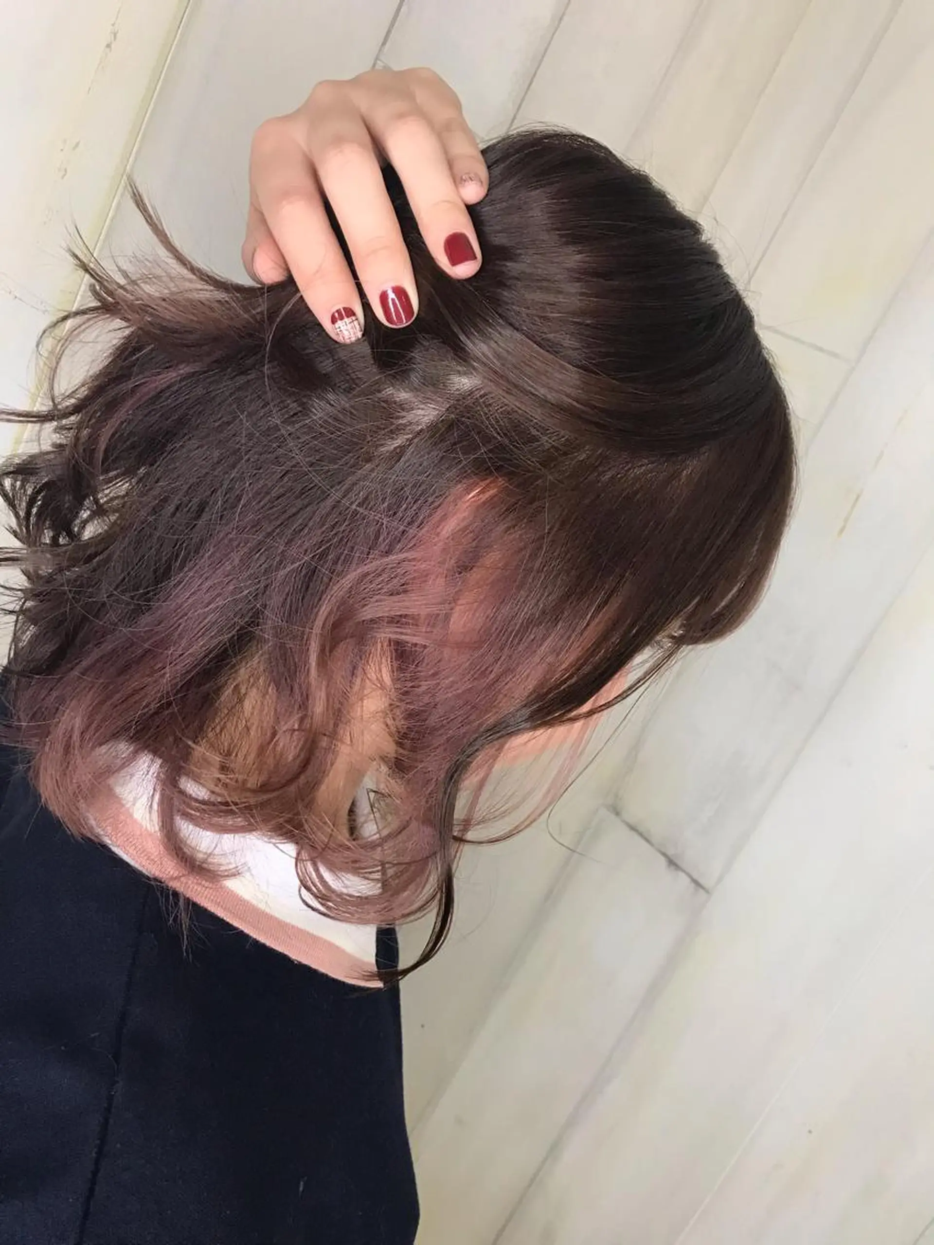 カラー TERRACE 福島所属・shi hoのヘアスタイル