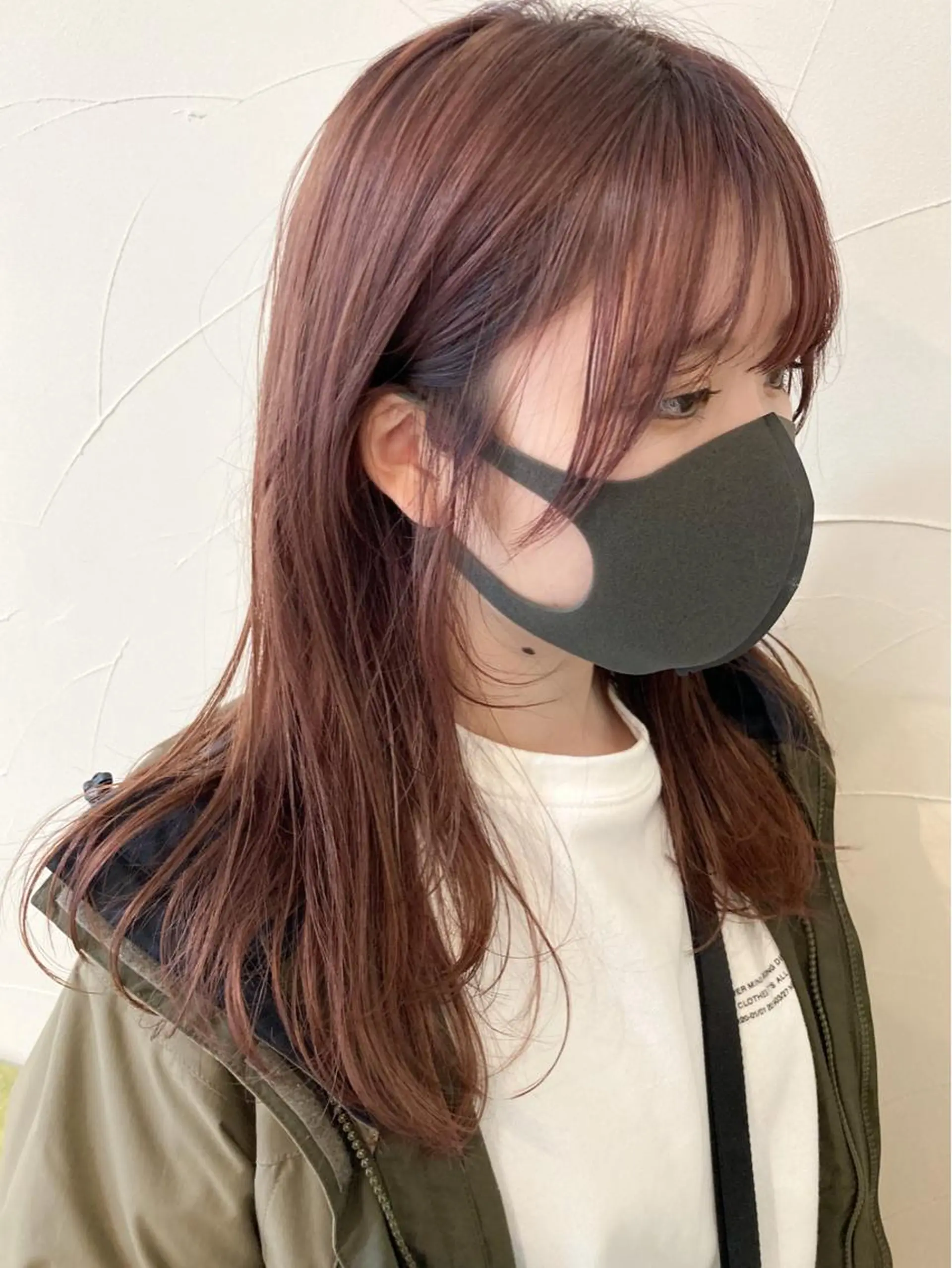 セミロング ヘアカラー トリートメント 樋野 亮のヘアスタイル