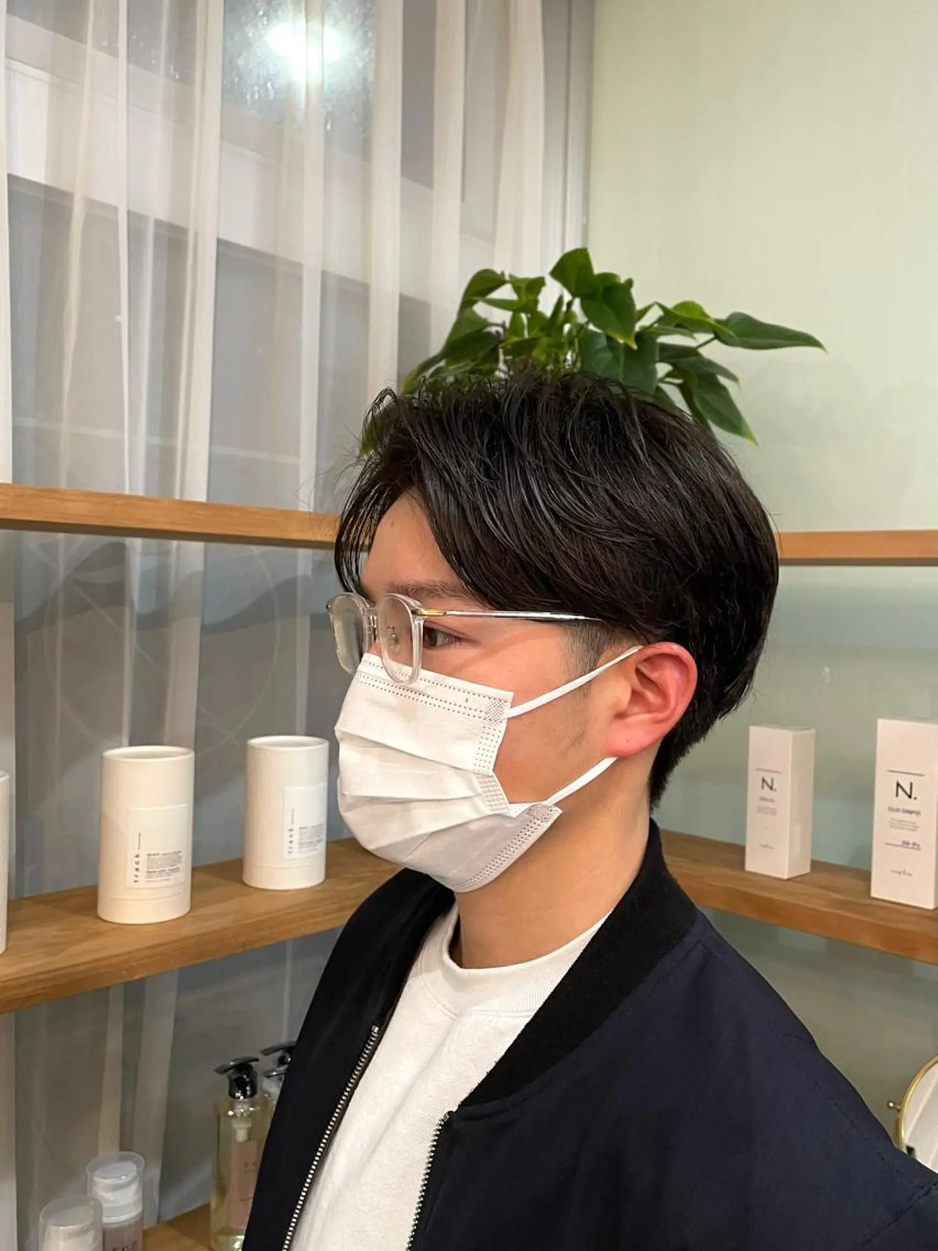 メンズ センターパート メンズ韓国風 刈り上げ POPPIES【ポピイズ】所属・鈴木 雅人のヘアスタイル