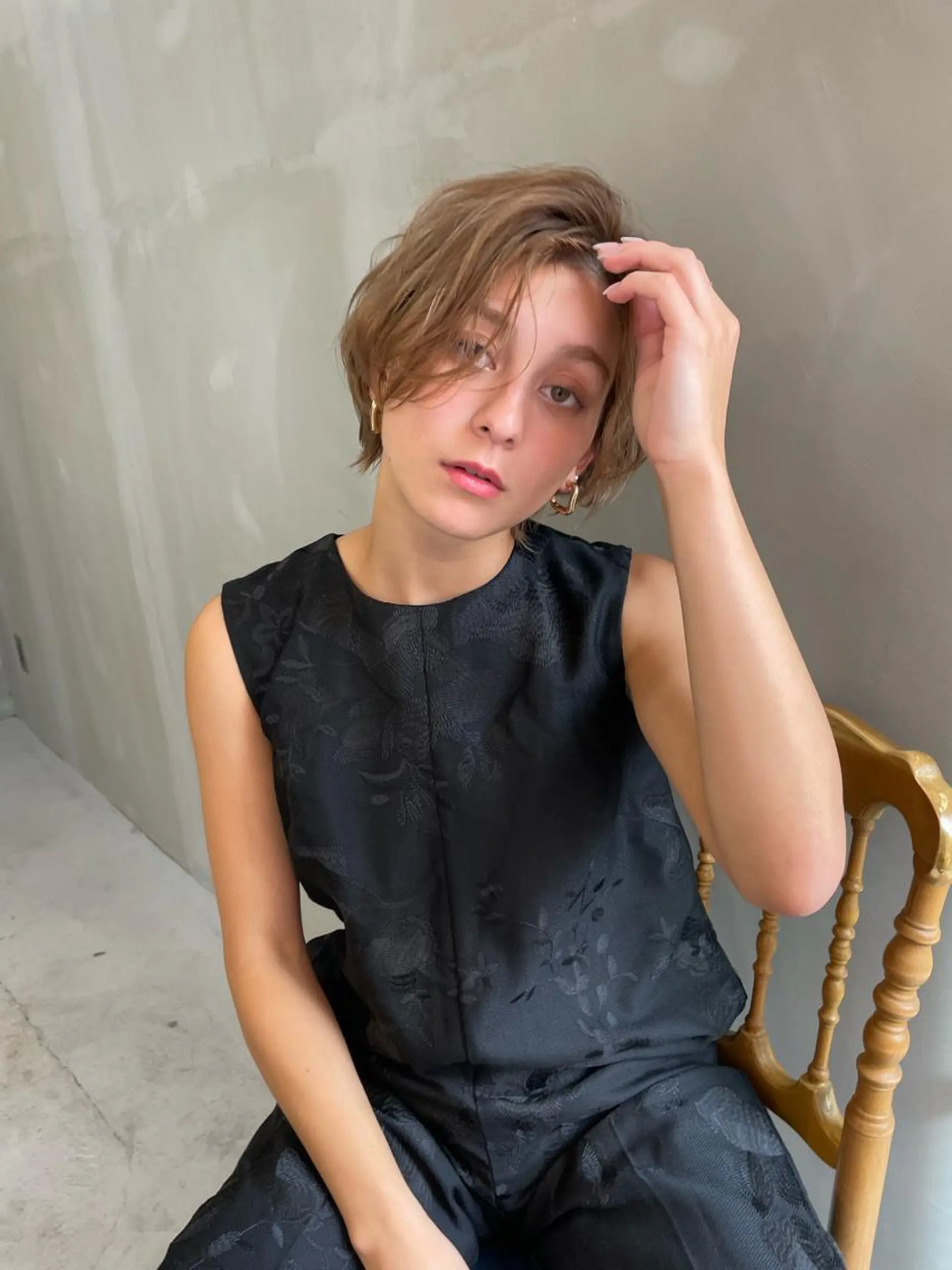 ショート カラー ショート/ボブ/ 心斎橋/宮脇美奈のヘアスタイル