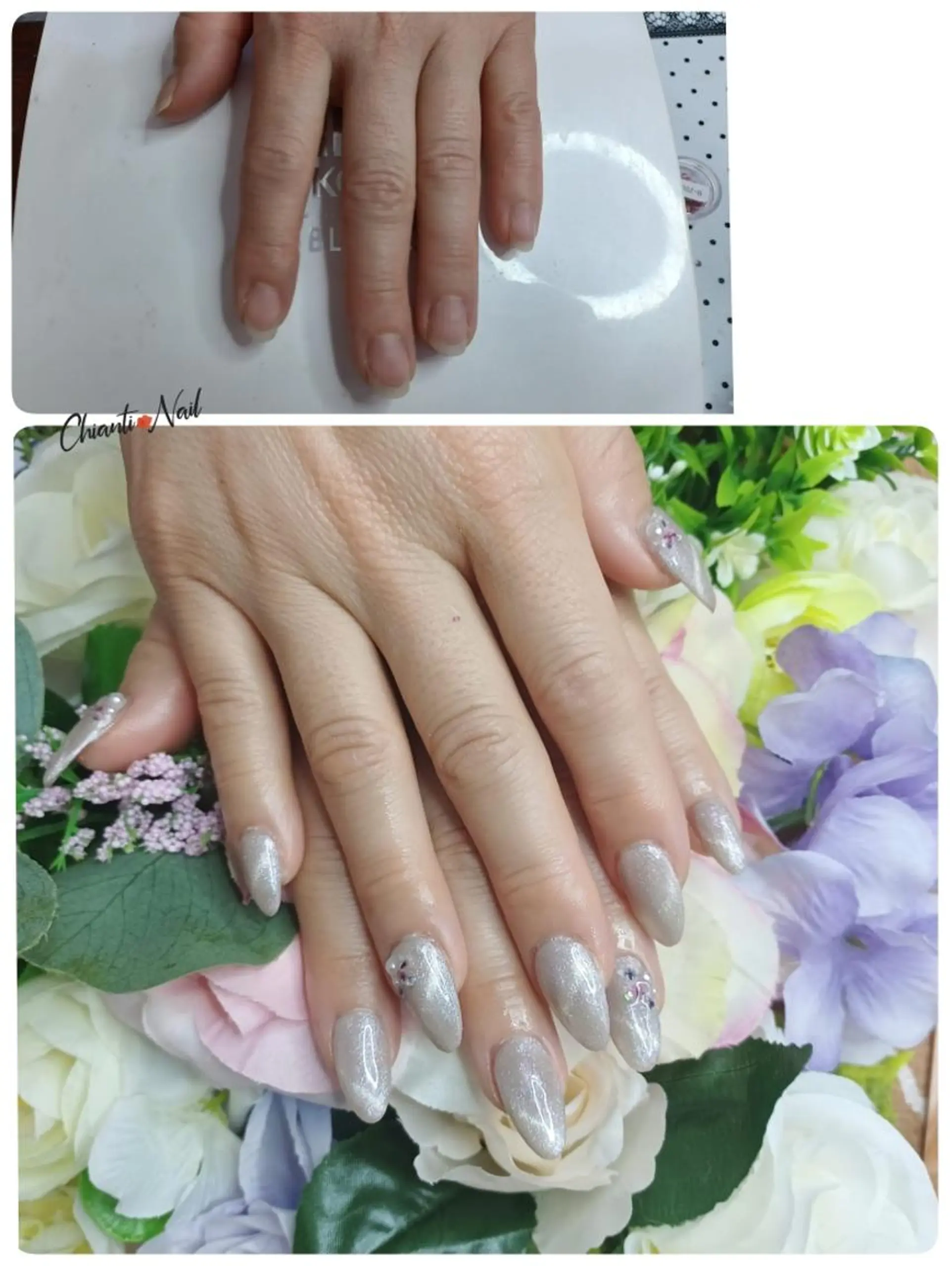 ネイル 長さ出し ジェルネイル Chianti Nailのネイルデザイン