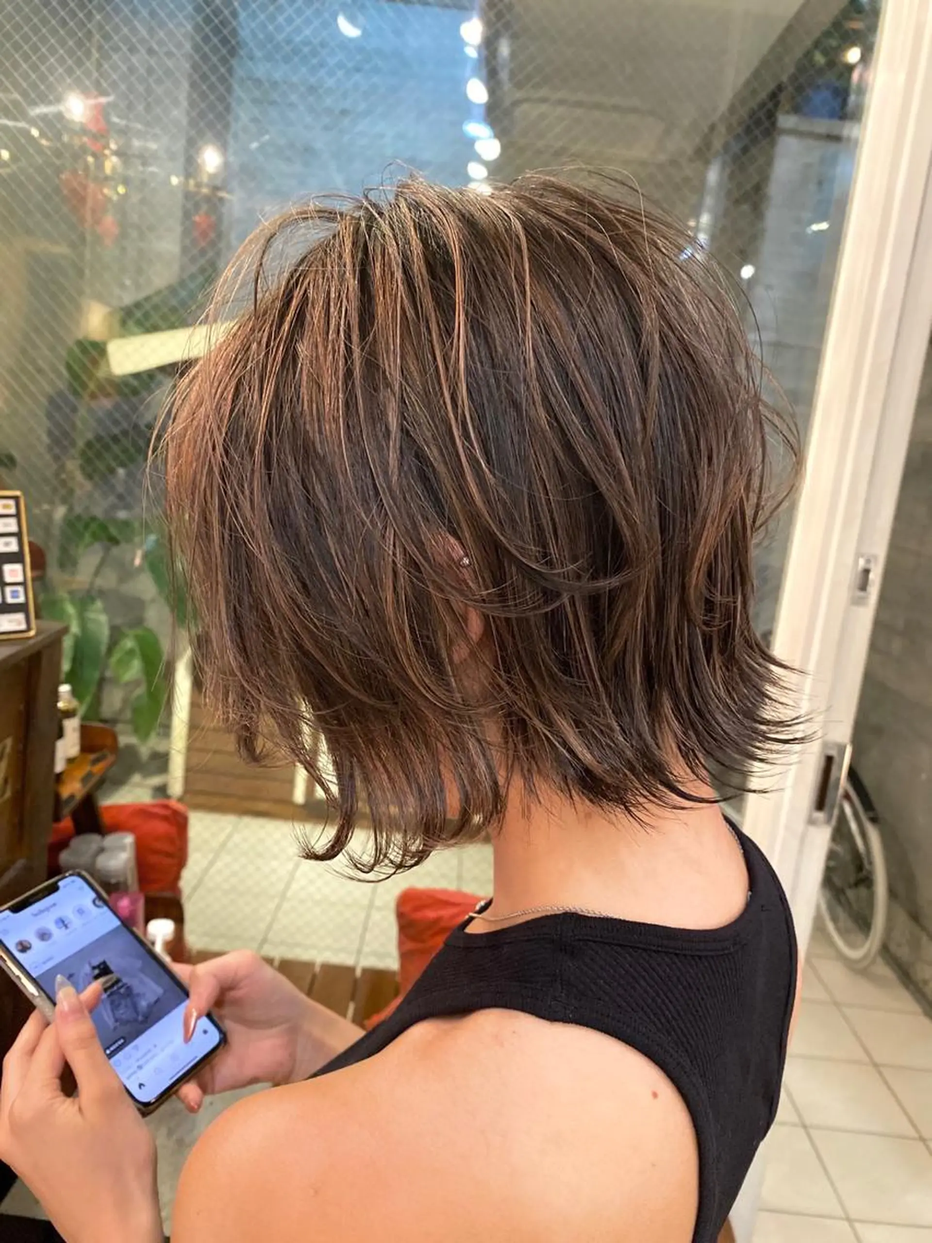 ショート カラー ハイライトカラー ハイライト 平成ギャル×韓国 mix💖MIKUのヘアスタイル