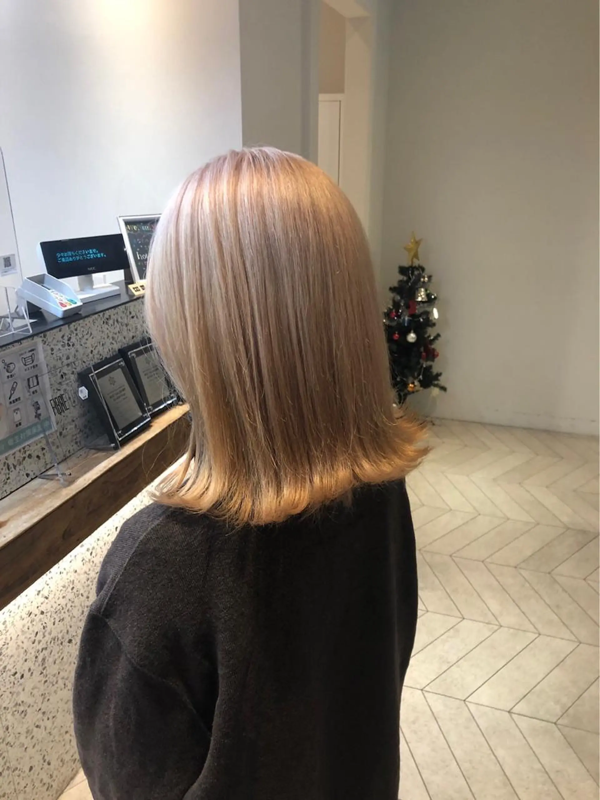 カラー ハイトーンカラー libelle所属・✨️美髪✨️透明感カ ラー✨️大泉翔／店長のヘアスタイル