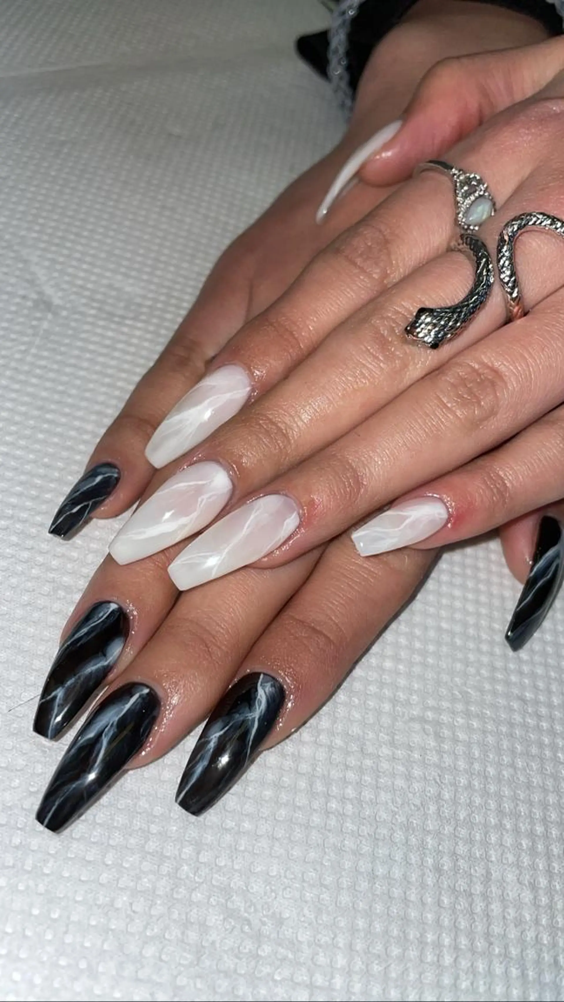 ネイル 大理石ネイル(マーブル) むねいる nail salonのネイルデザイン