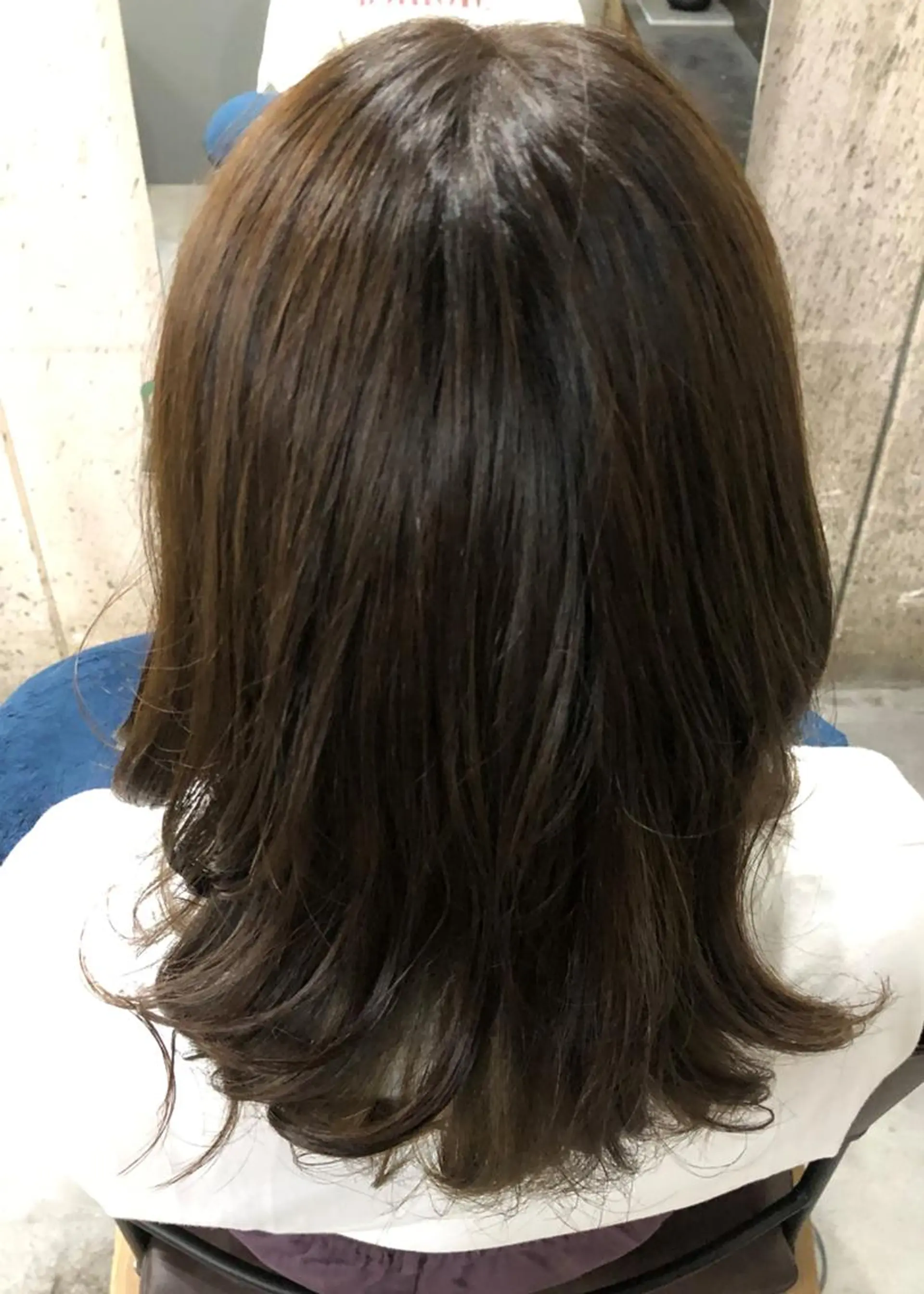 ミディアム パーマ カット ヘアカラー トリートメント ✨terra✨佐伯 晋吾のヘアスタイル