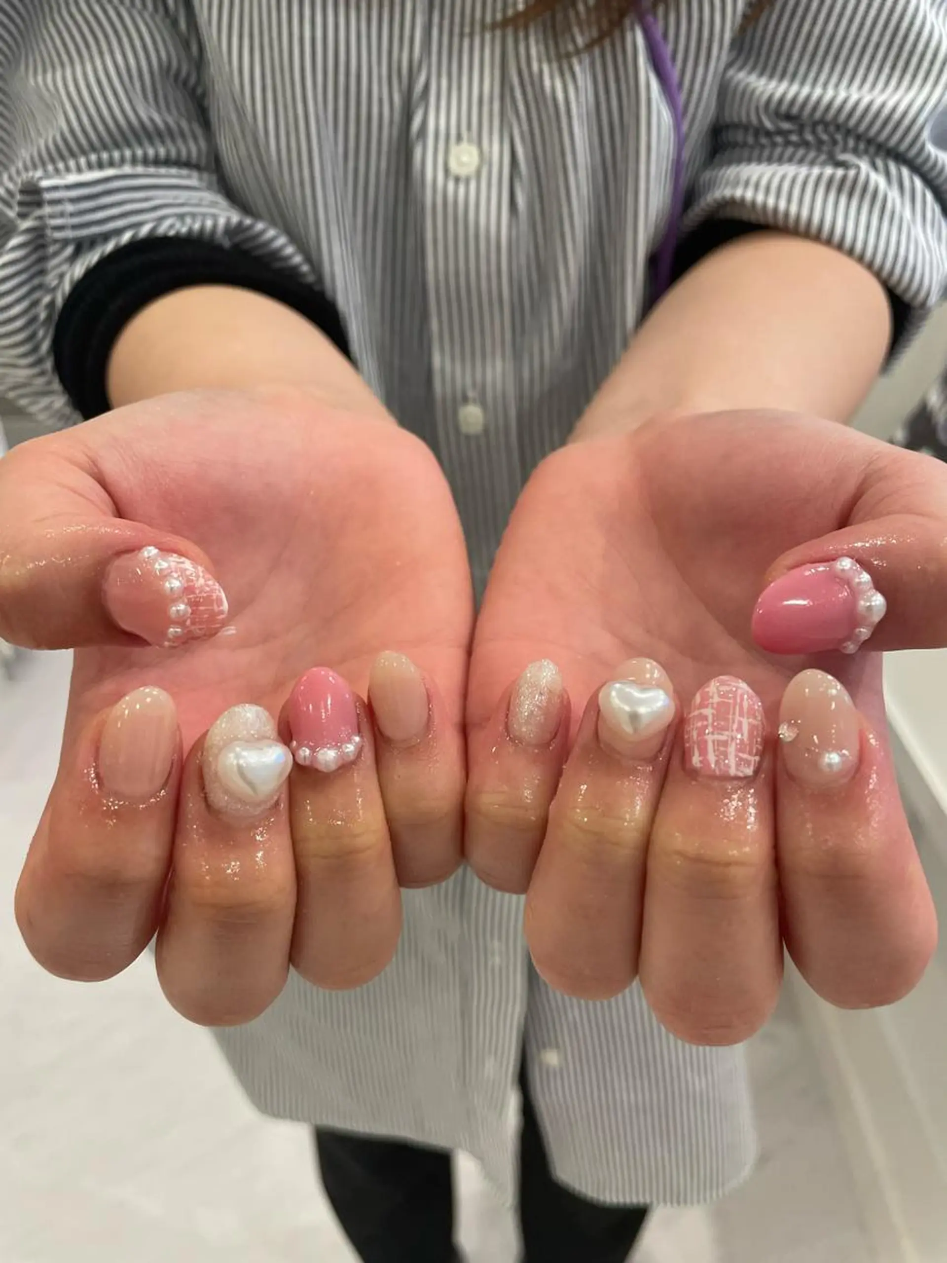 ネイル 束感まつ毛/ネイル/ LED♥KIRARAのマツエク・マツパデザイン