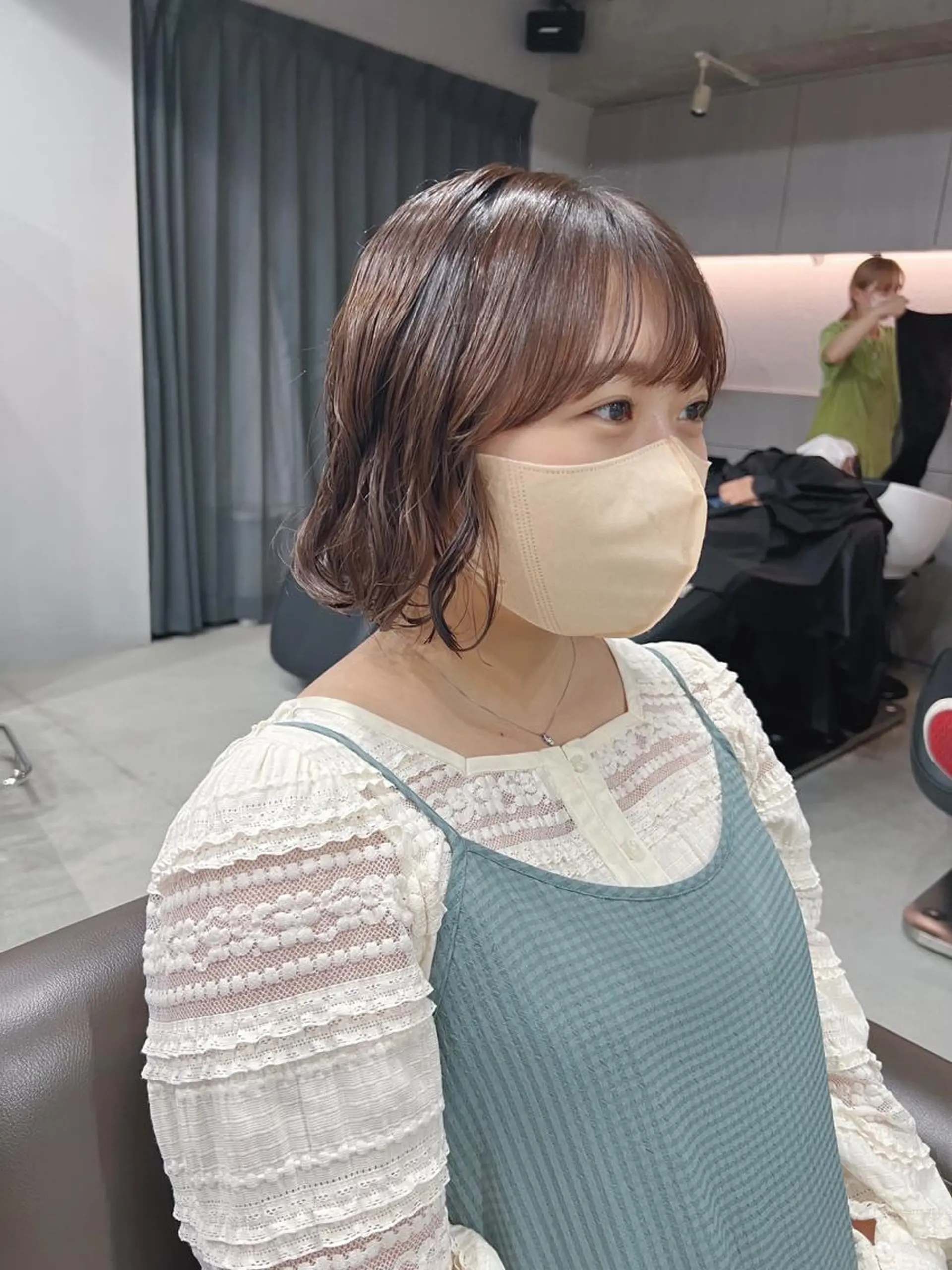 パーマ ボブパーマコテ巻き風 パーマNo1深江秀平のヘアスタイル